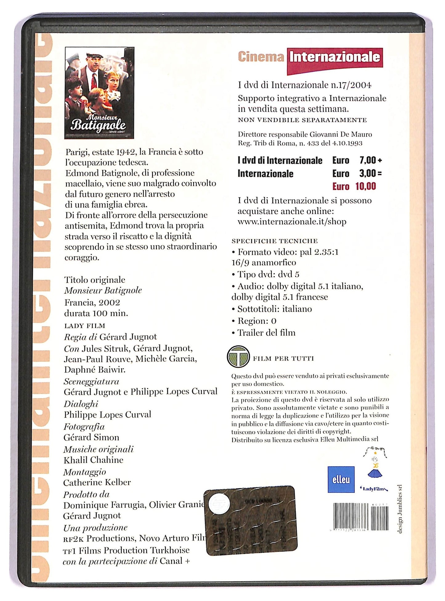EBOND Monsieur Batignole DVD D751804