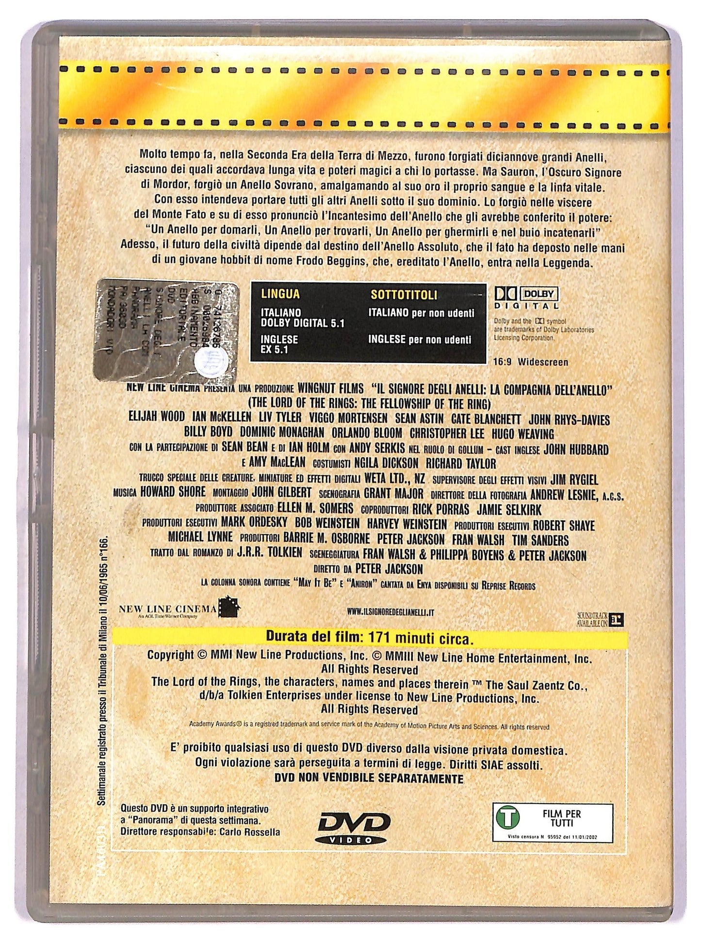 EBOND Il Signore degli Anelli - Le due torri EDITORIALE DVD D751832