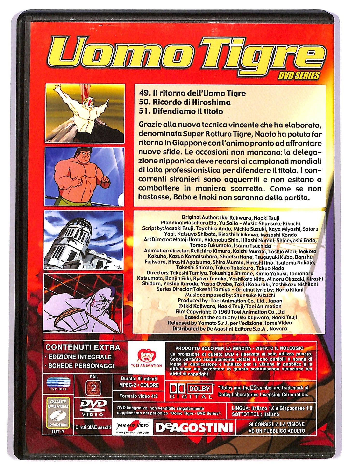 EBOND Uomo Tigre episodi 49 - 51 EDITORIALE DVD D751849