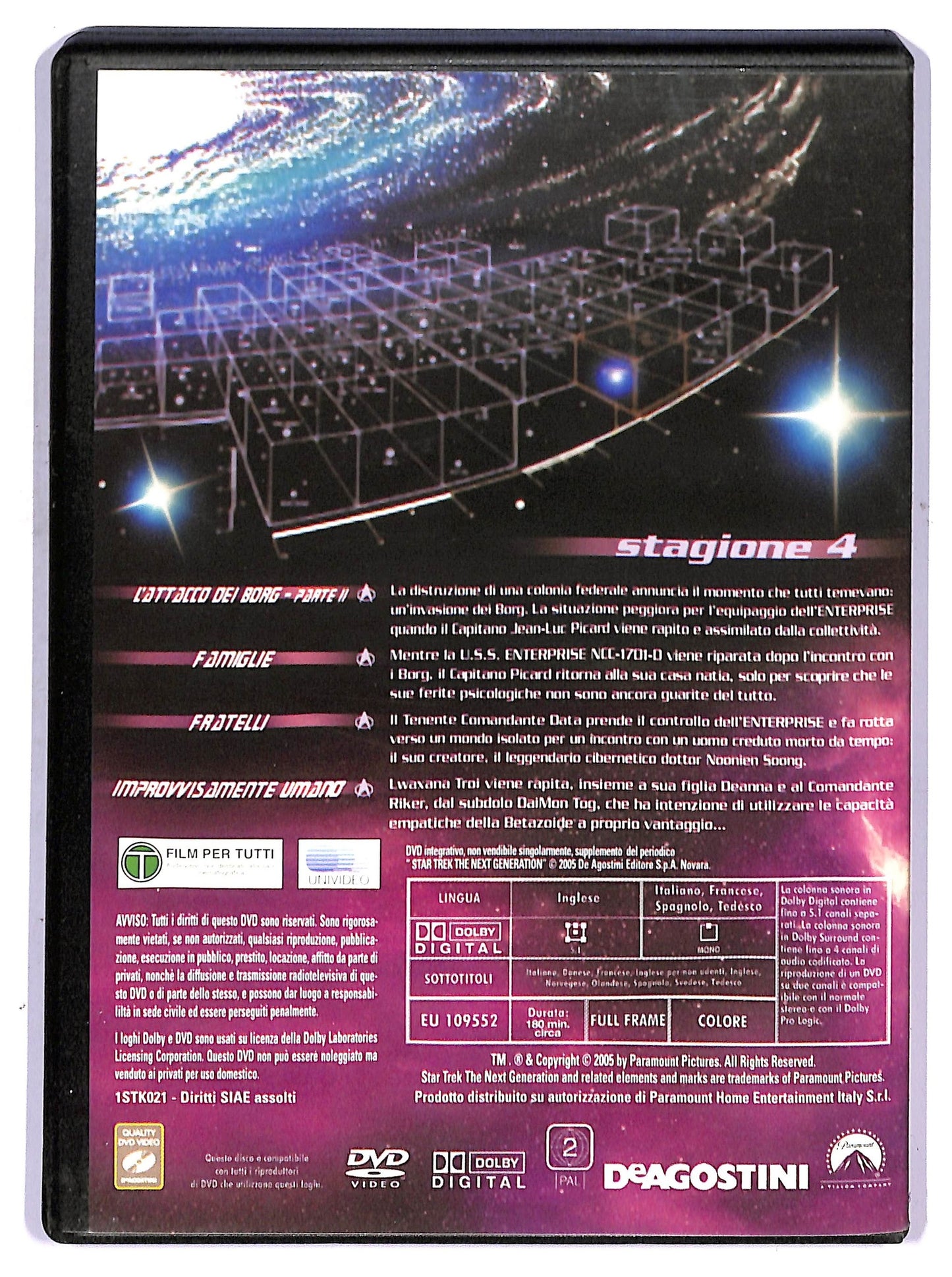 EBOND Star Trek: The Next Generation stagione 4 vol.1 EDITORIALE DVD D752028
