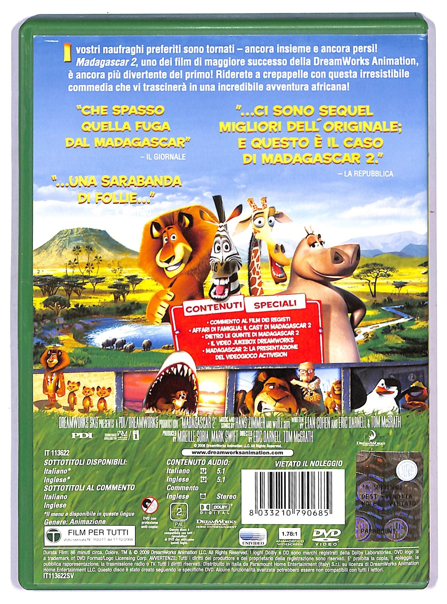EBOND madagascar 2 DVD D752030