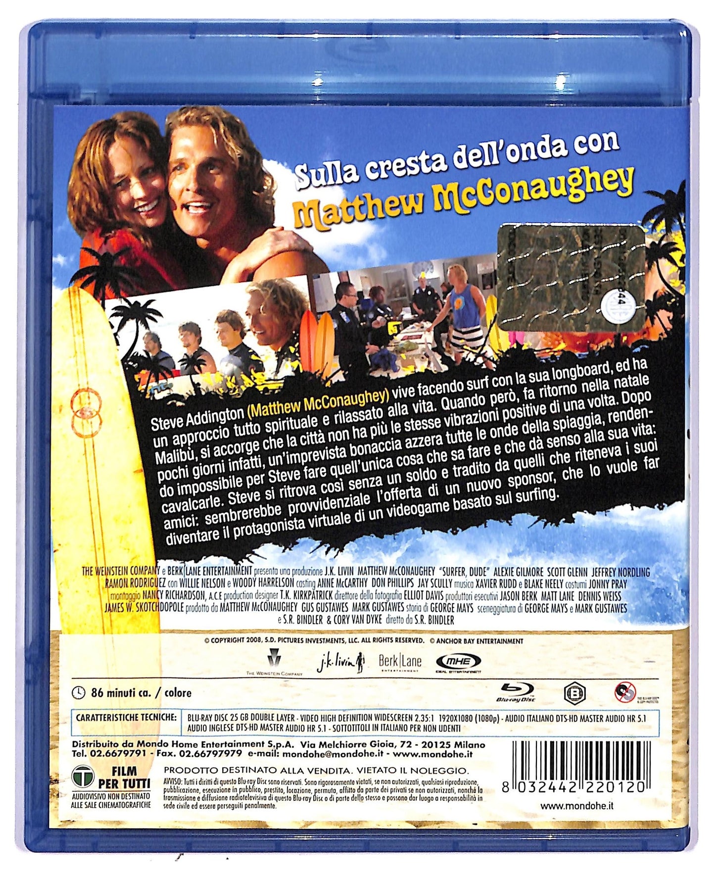 EBOND Surfer, Dude BLURAY D752060