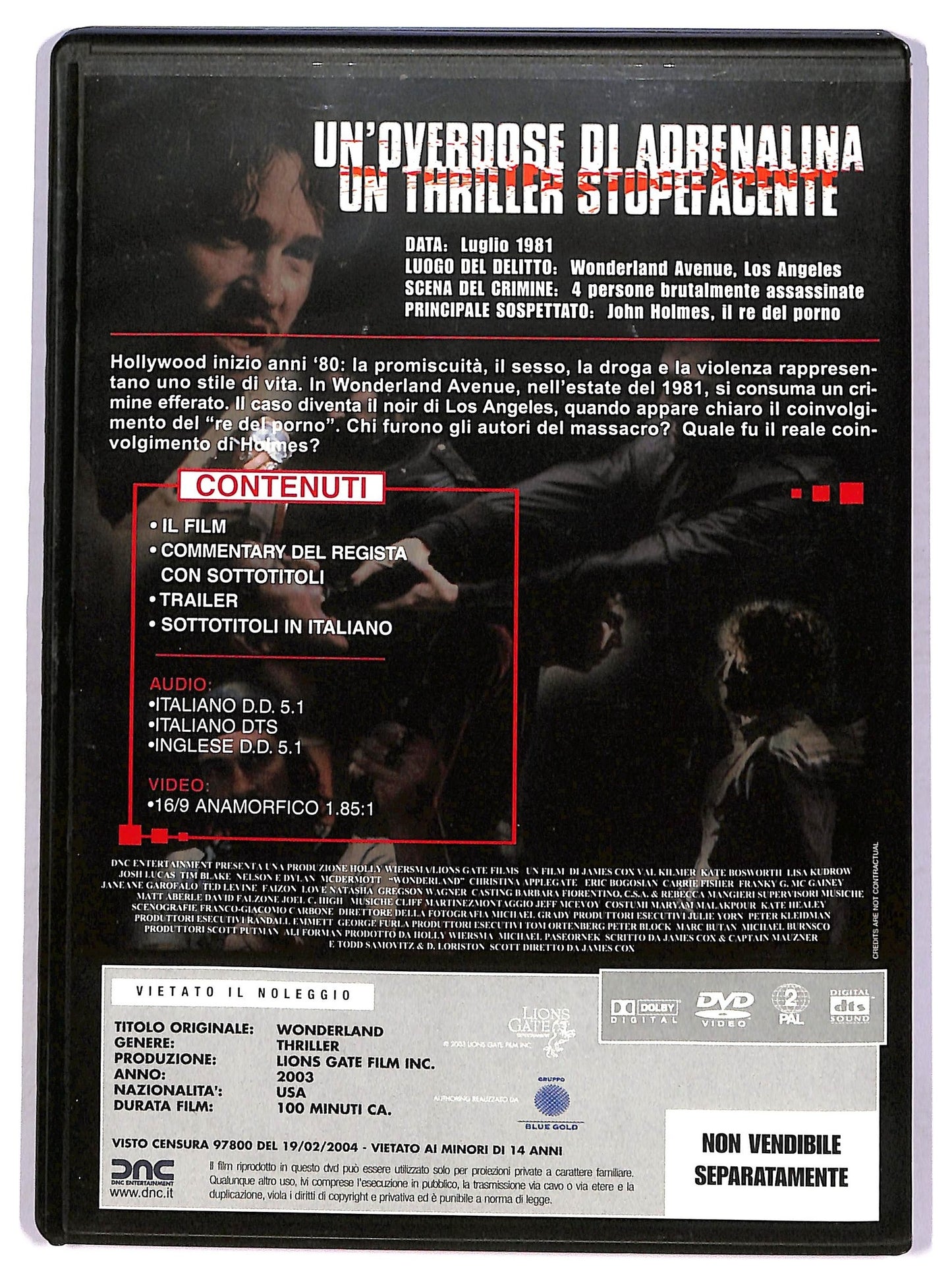 EBOND Wonderland (2003) DVD Editoriale D752212