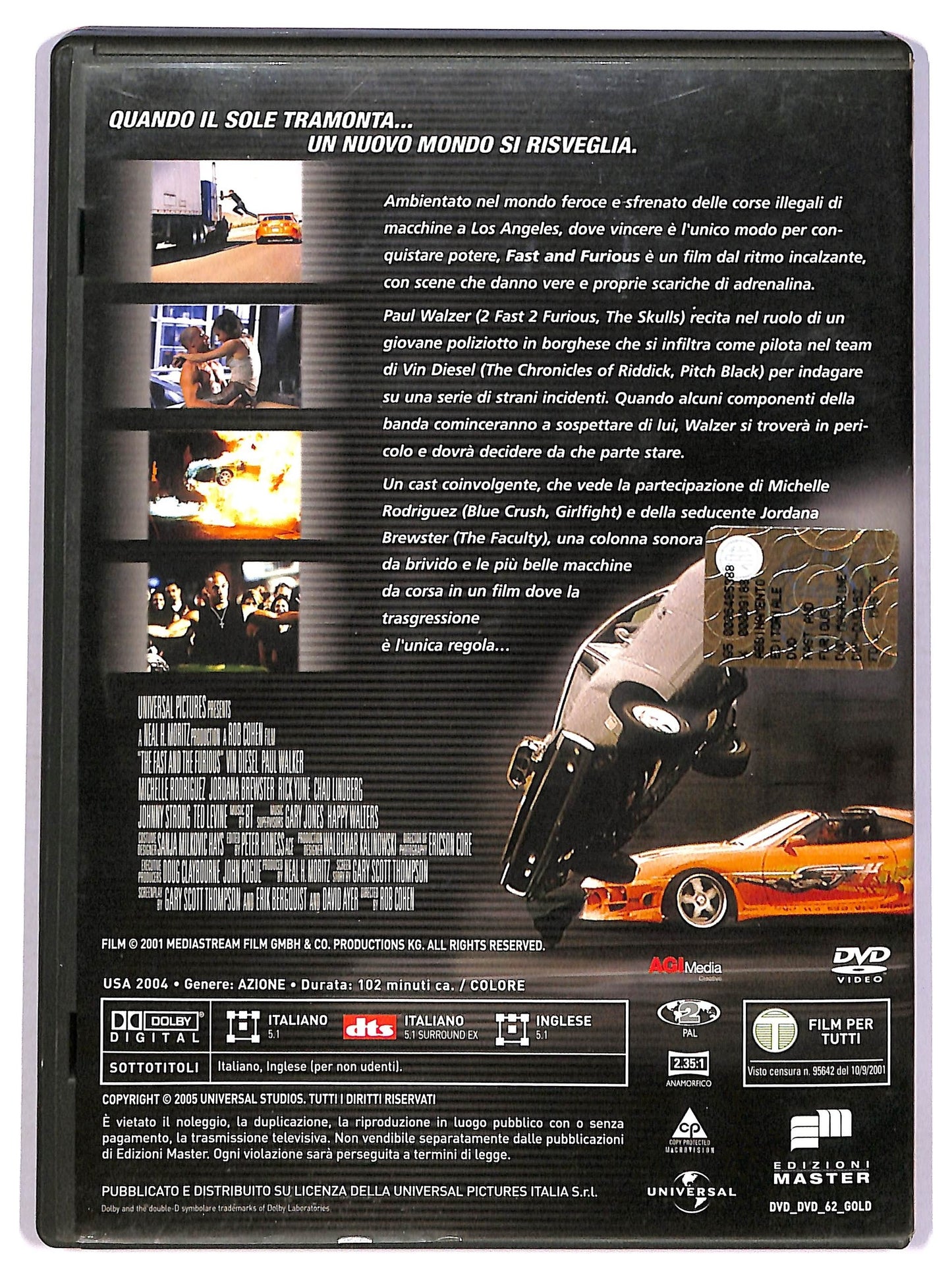 EBOND Fast and Furious EDITORIALE DVD D752213