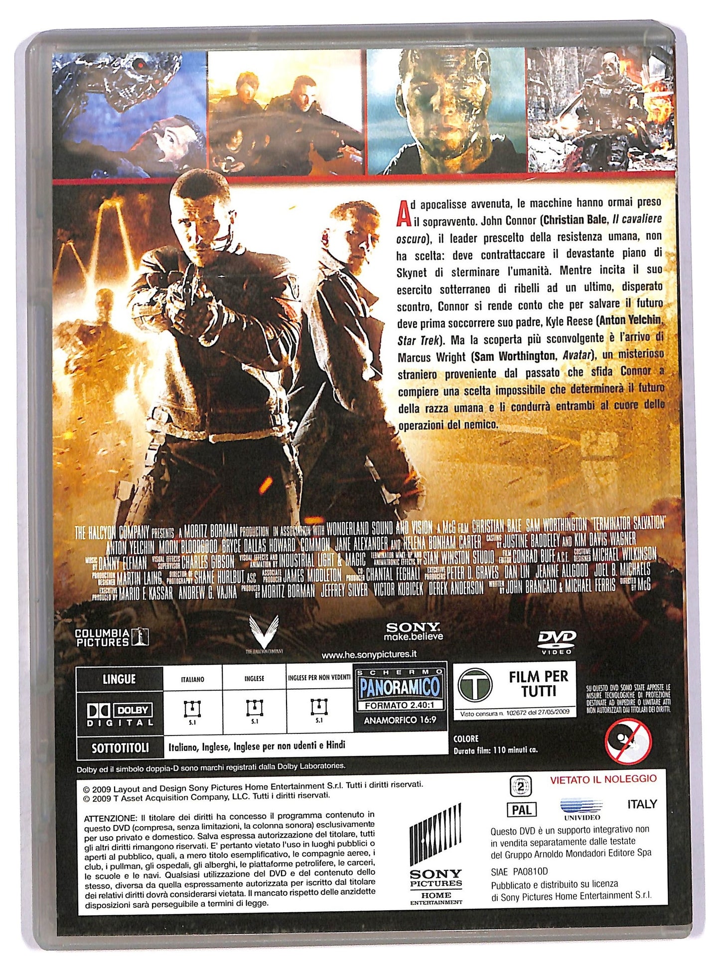 EBOND Terminator Salvation EDITORIALE DVD D752307