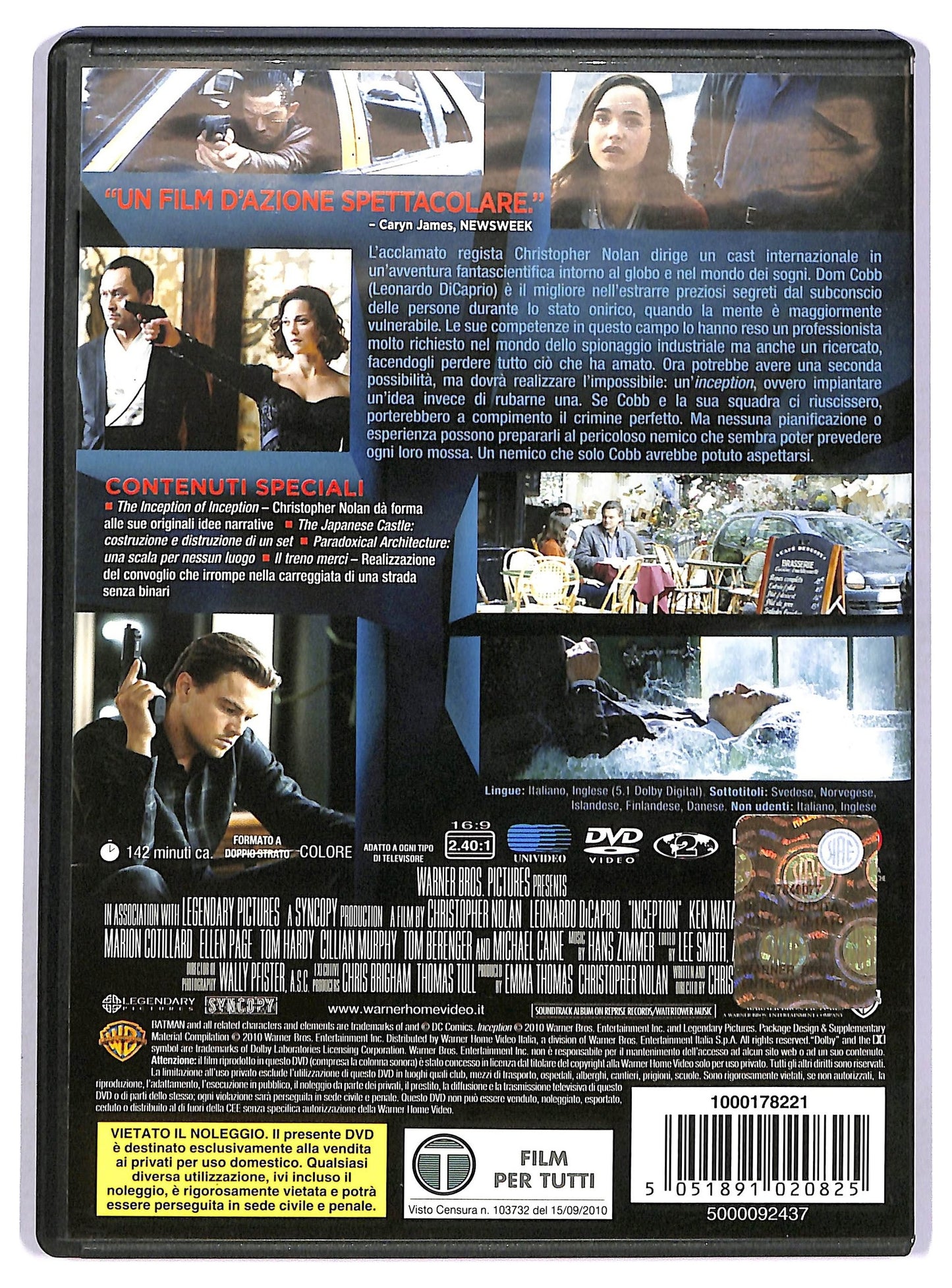 EBOND Inception DVD D752448