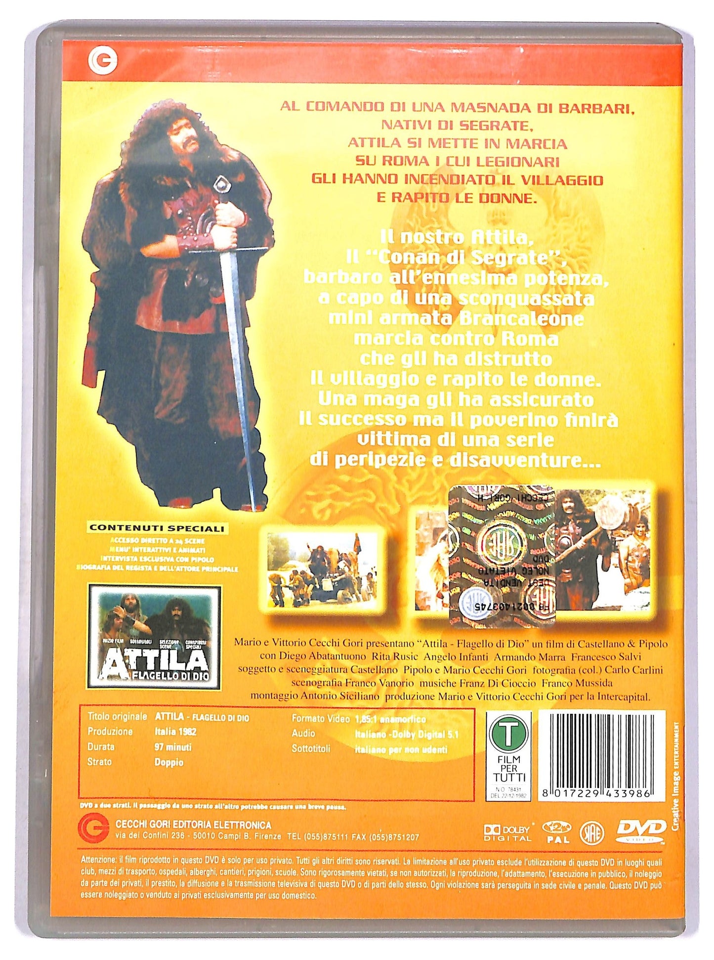 EBOND Attila Flagello di Dio DVD D752546