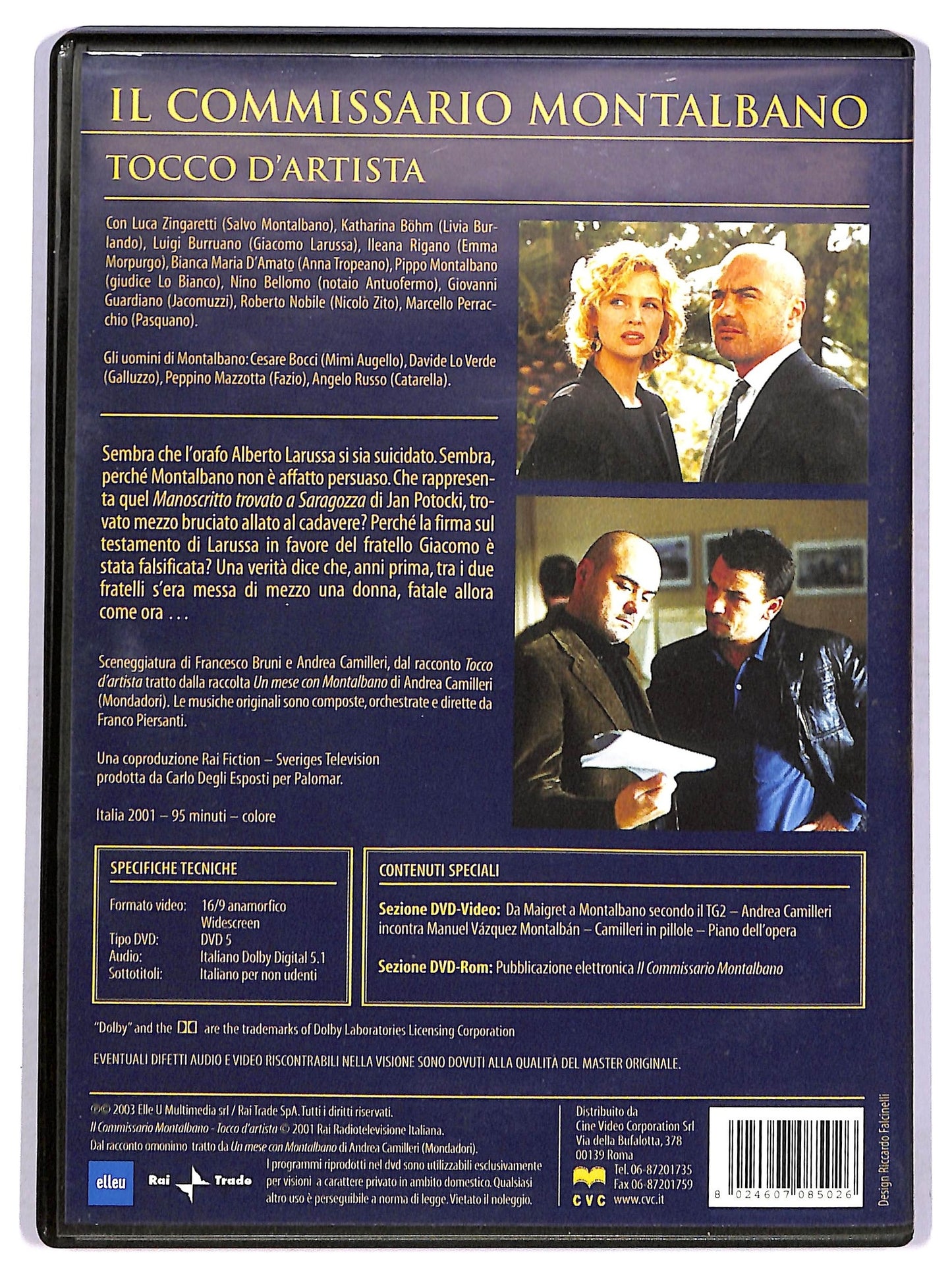 EBOND Il commissario Montalbano - Tocco d'artista DVD D752548