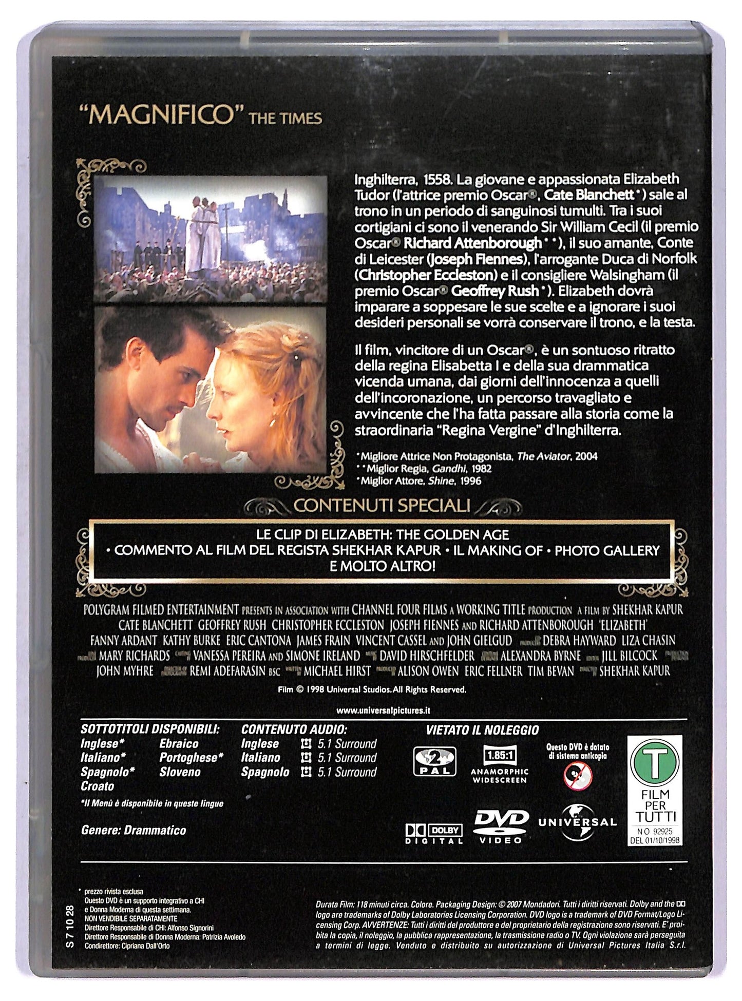 EBOND Elizabeth EDITORIALE DVD D752602