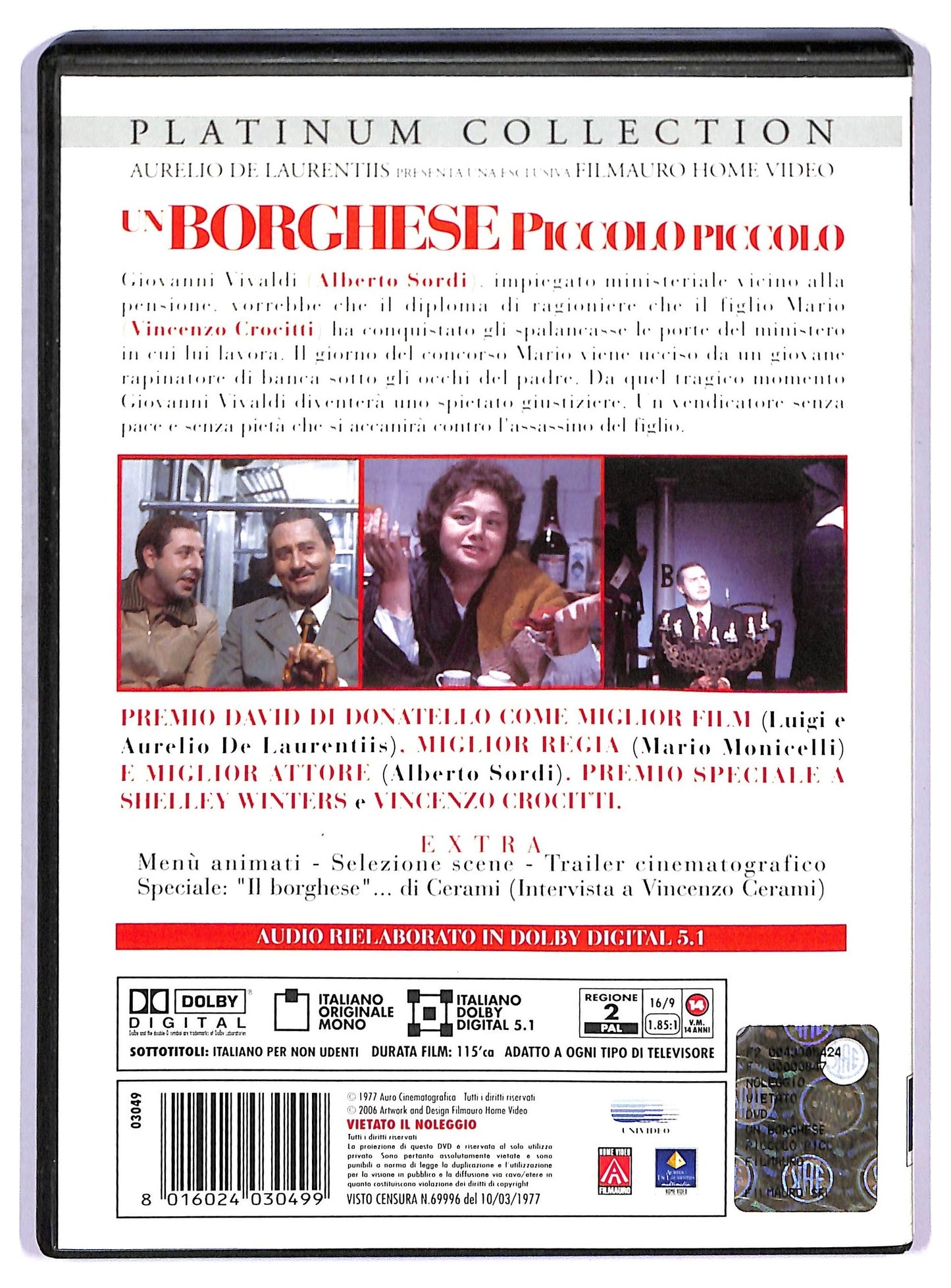 EBOND Un Borghese Piccolo Piccolo DVD D752628