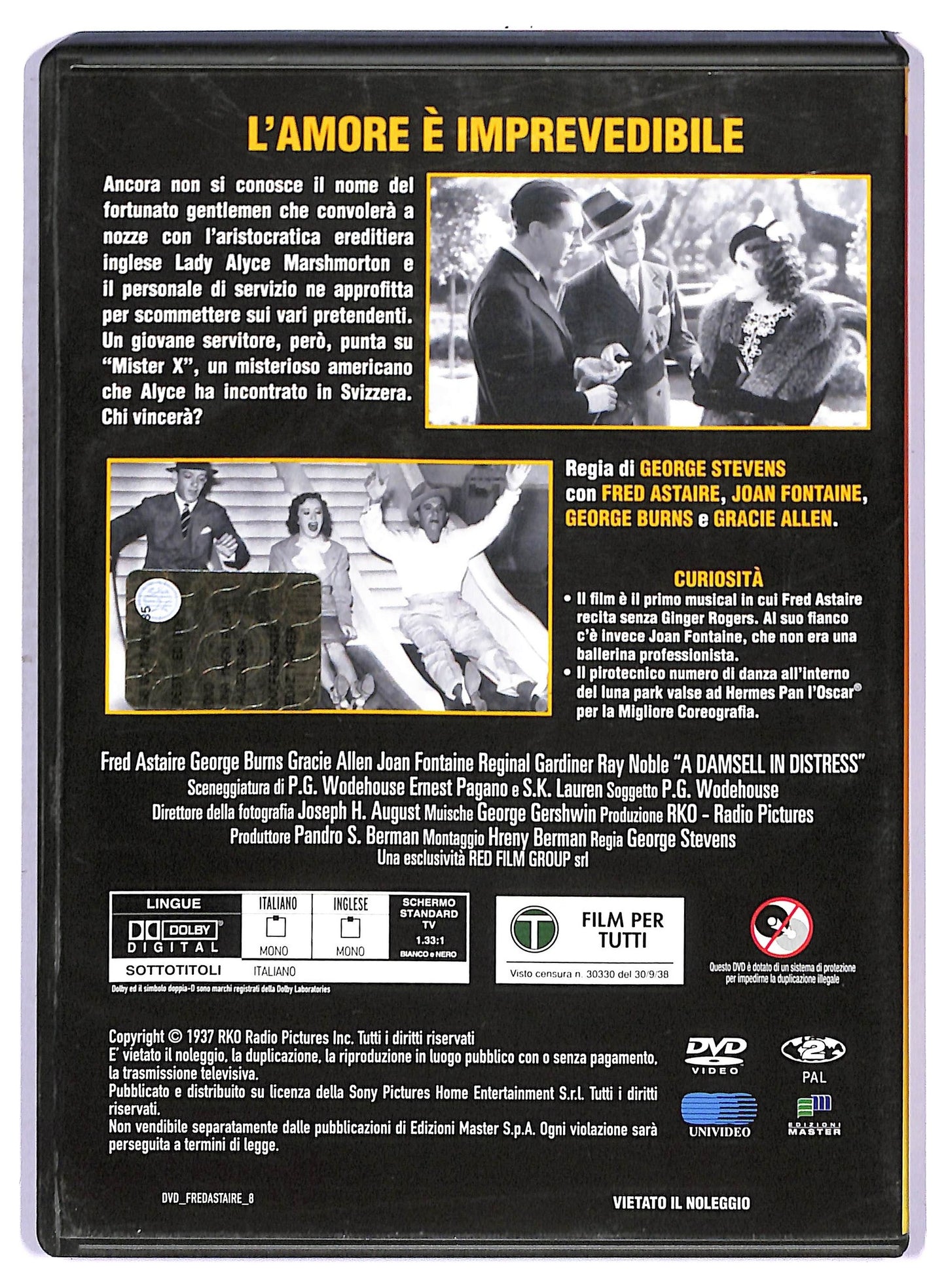 EBOND Fred Astaire Collection - Una magnifica avventura EDITORIALE DVD D752632