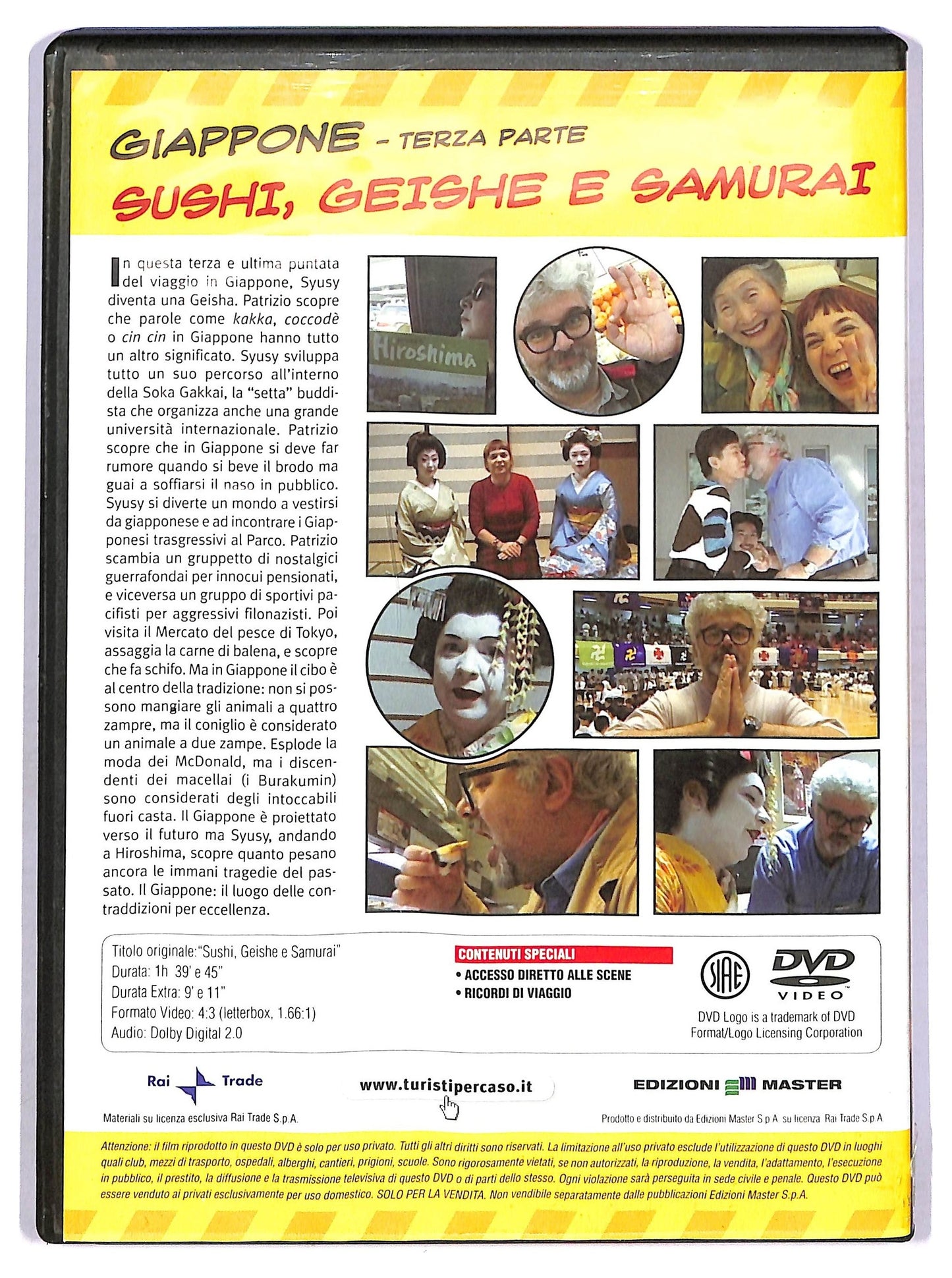 EBOND Giappone,sushi,Geishe e Sanurai Terza parte (3) EDITORIALE DVD D752817