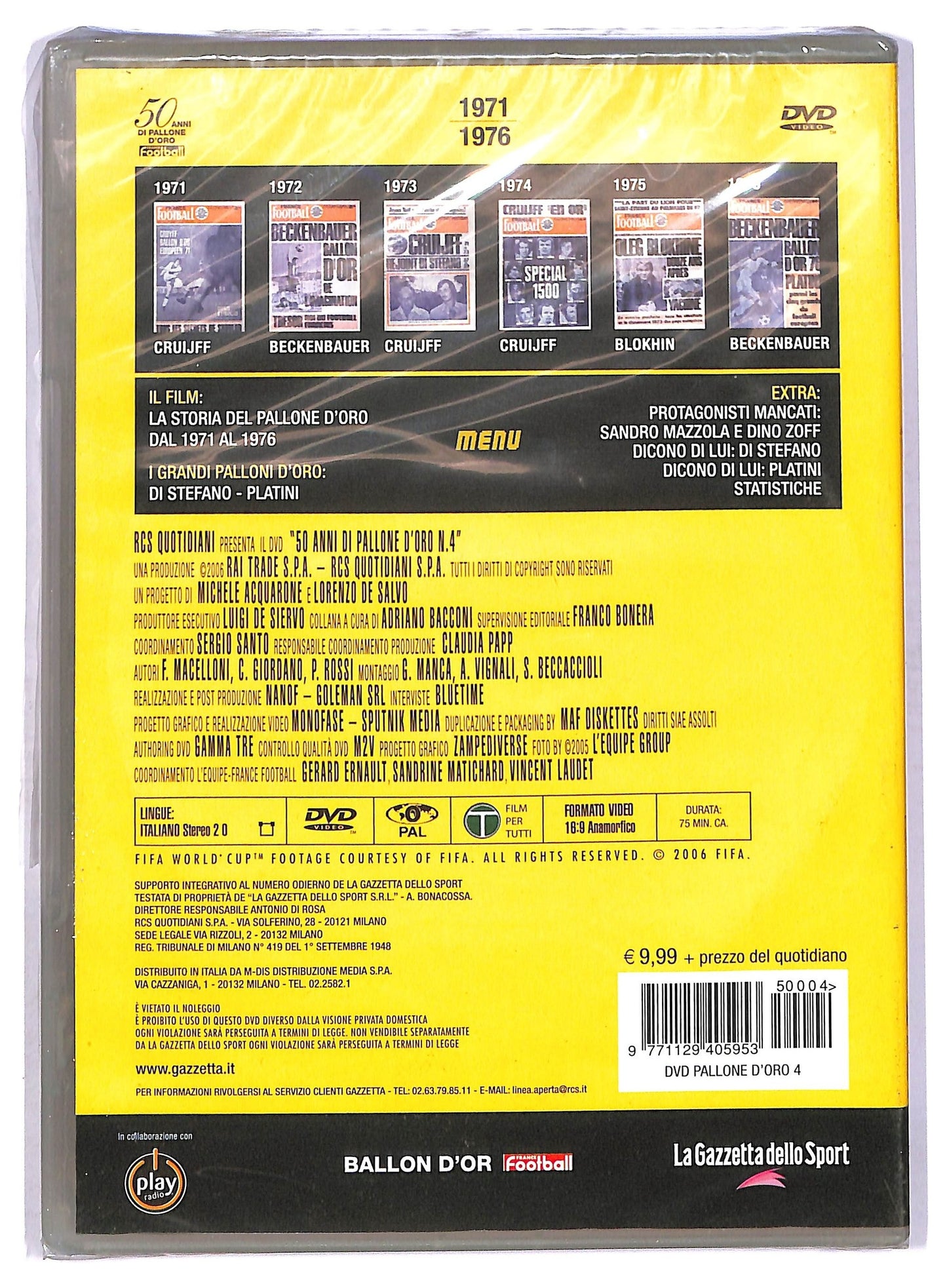 EBOND Di Stefano Platini vol 4 EDITORIALE DVD D752830