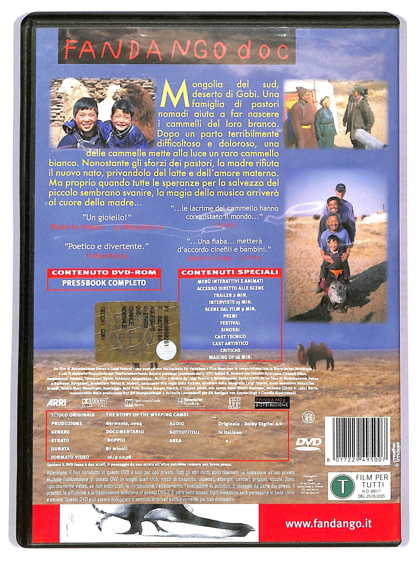 EBOND La storia del cammello che piange DVD D752843