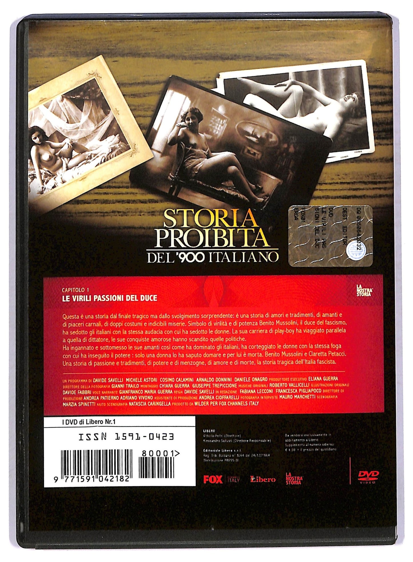 EBOND Storia proibita del '900 italiano EDITORIALE DVD D752845