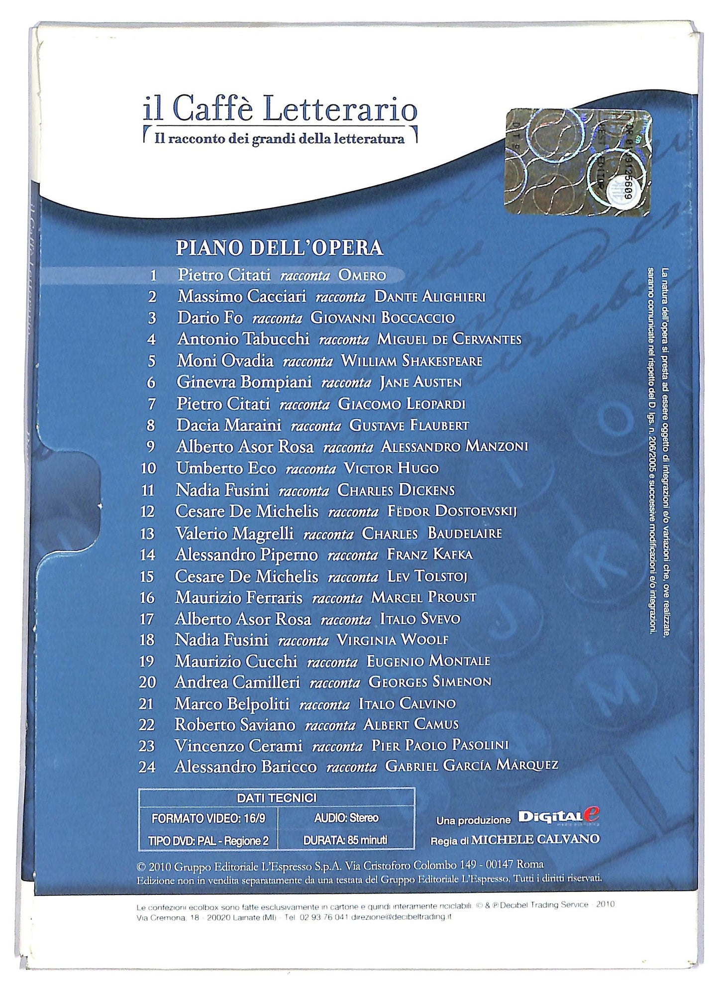 EBOND Pietro Citati racconta Omero vol.1 EDITORIALE DVD D752932