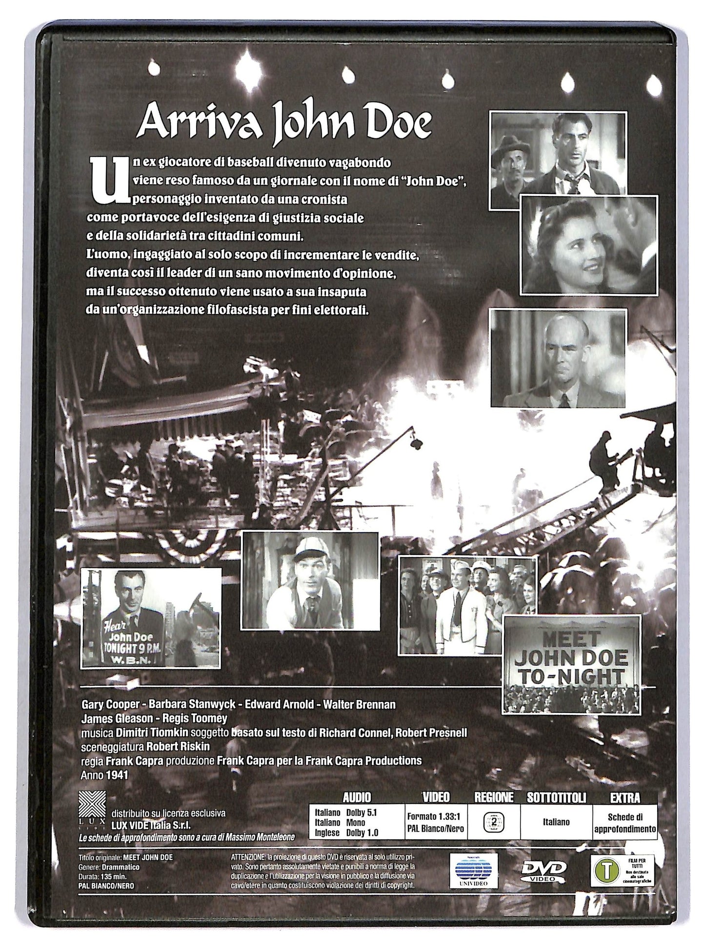 EBOND Arriva John Doe EDITORIALE DVD D752941