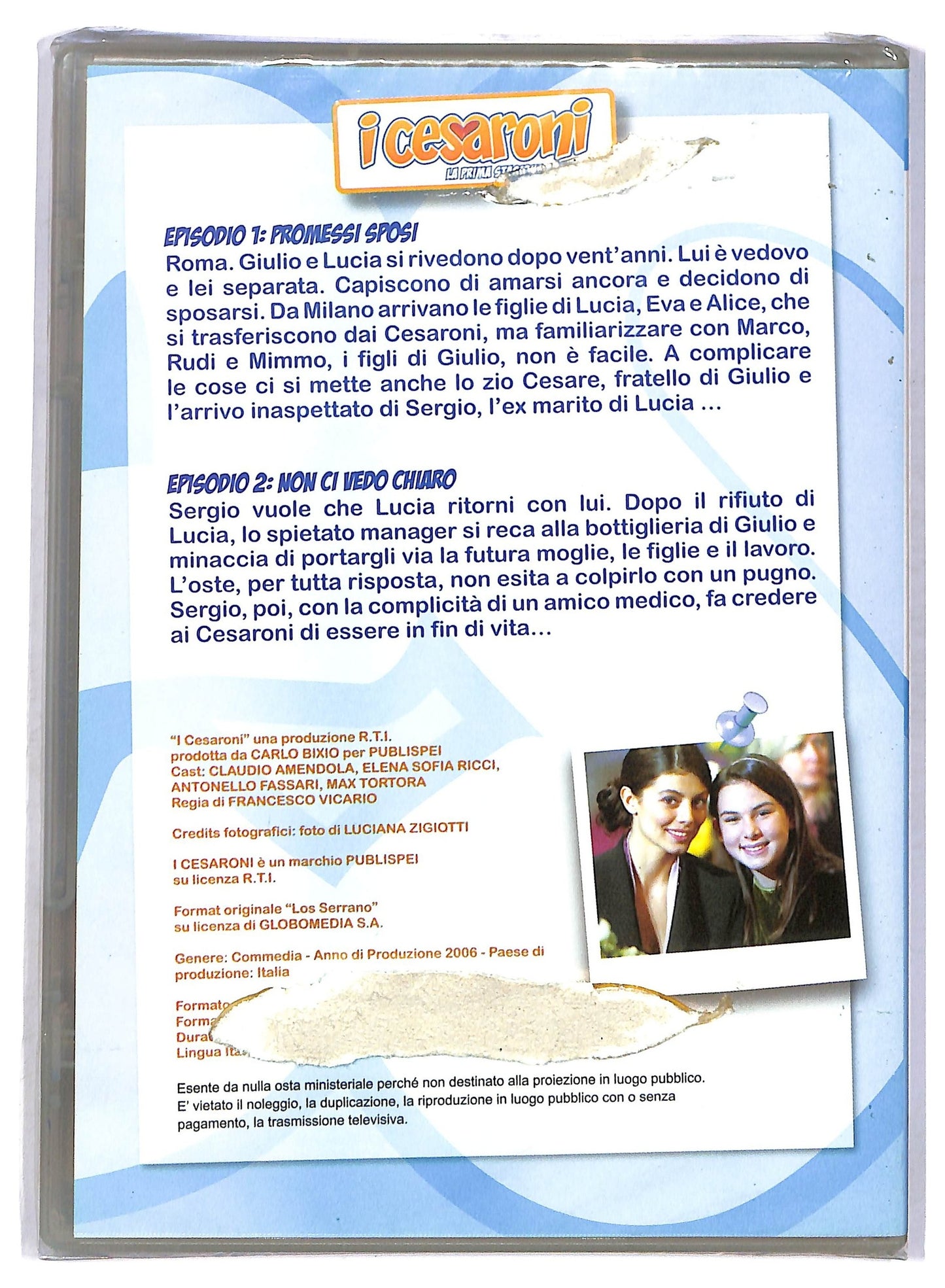 EBOND I Cesaroni la prima stagione Vol 1 EDITORIALE DVD D752943