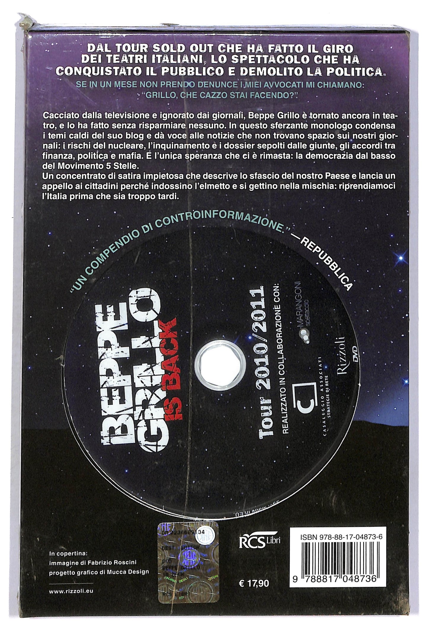 EBOND Beppe Grillo is back - libro e DVD EDITORIALE D753006