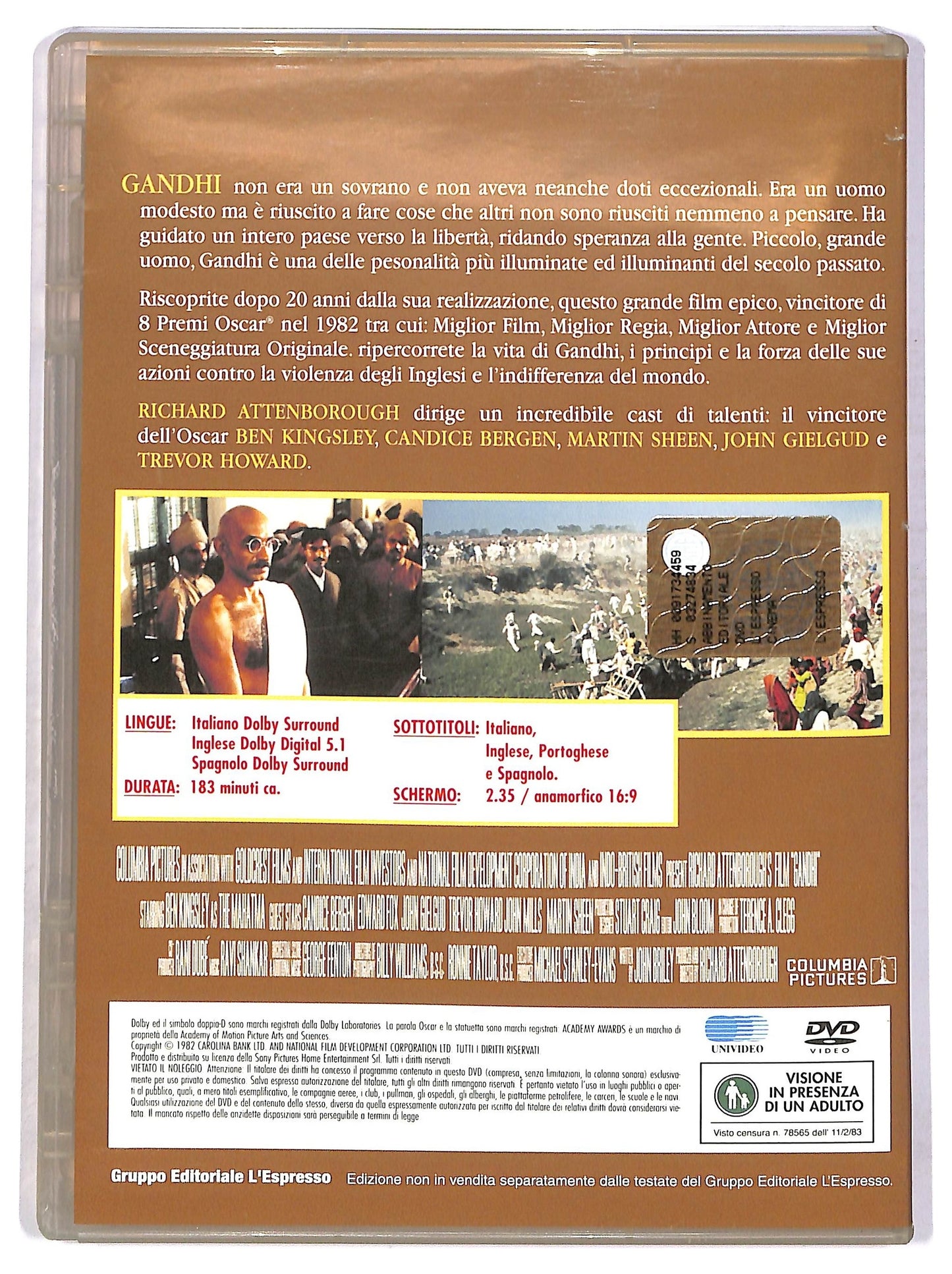 EBOND Gandhi EDITORIALE DVD D753163