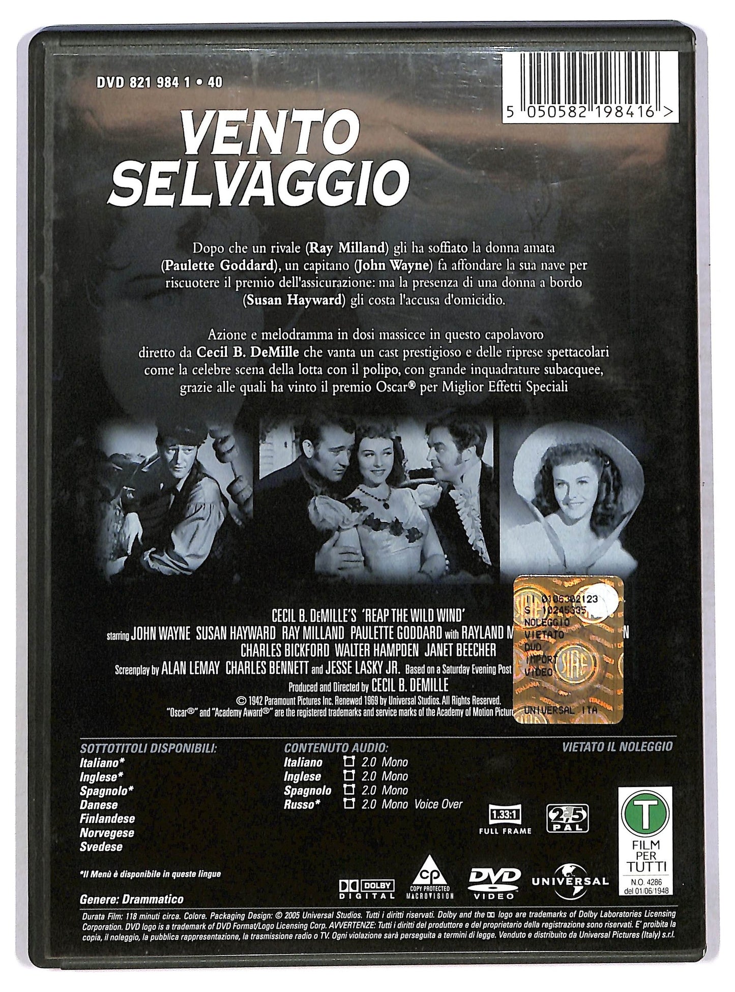 EBOND Vento selvaggio DVD D753205