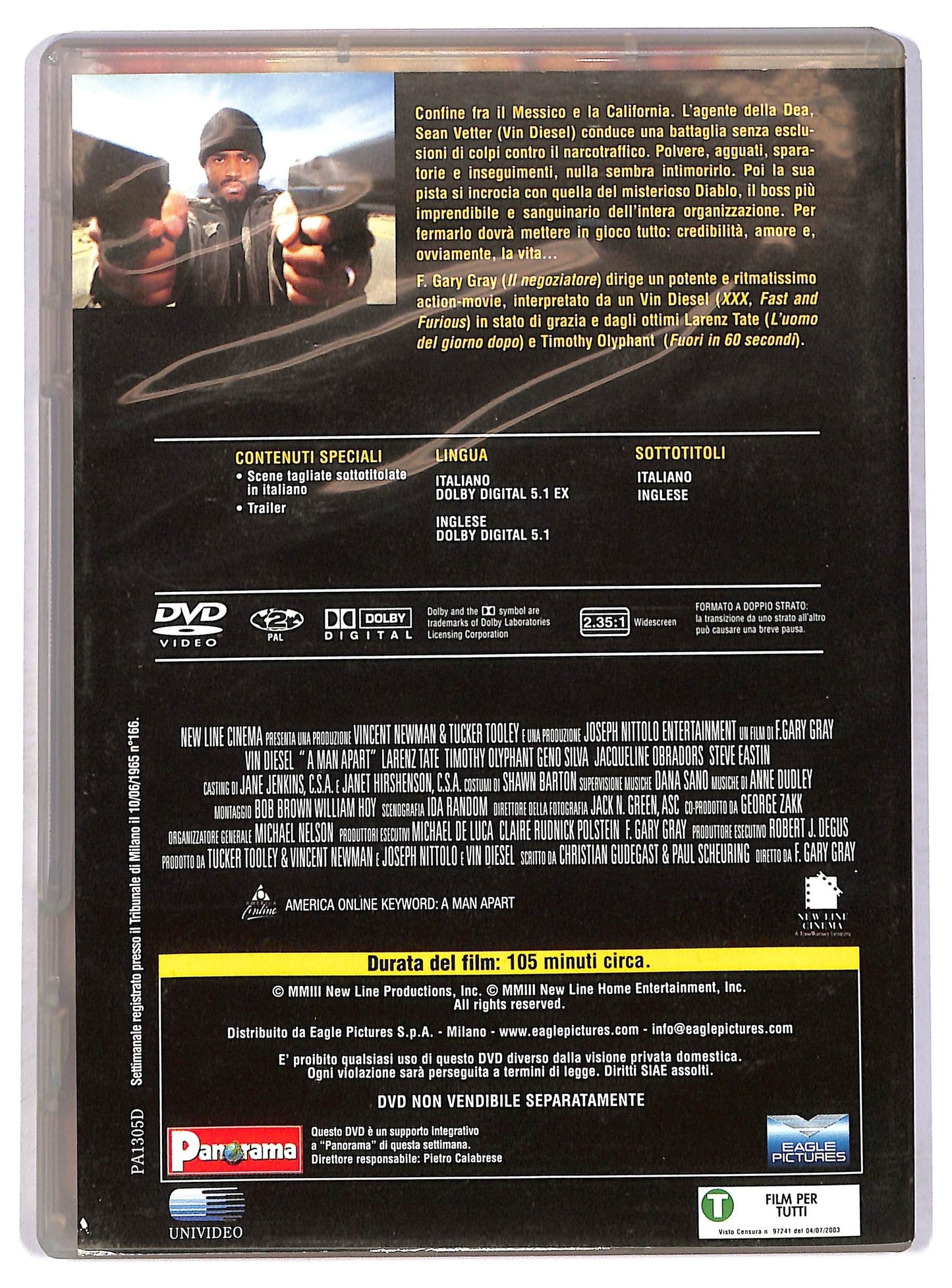 EBOND il risolutore - a man a part EDITORIALE DVD D753208