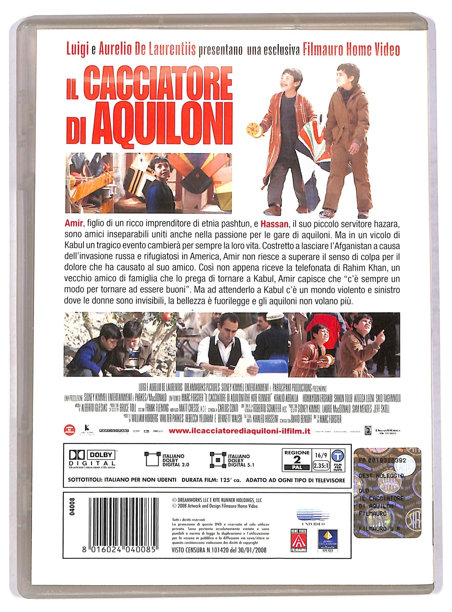 EBOND Il cacciatore di aquiloni DVD D753222