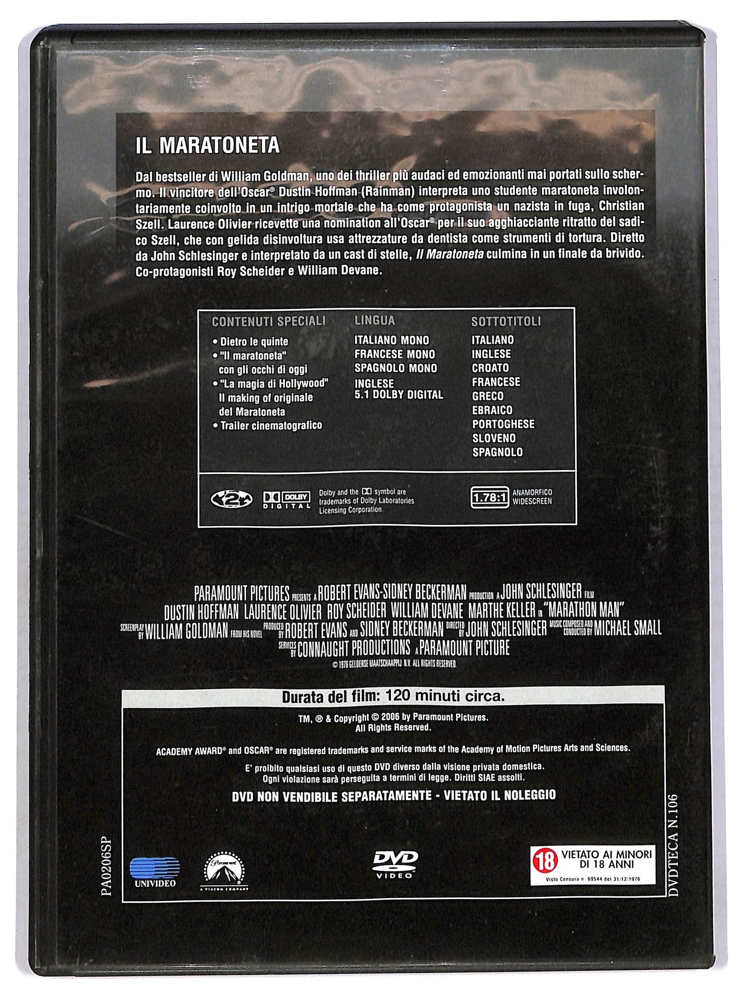 EBOND Il maratoneta EDITORIALE DVD D753251