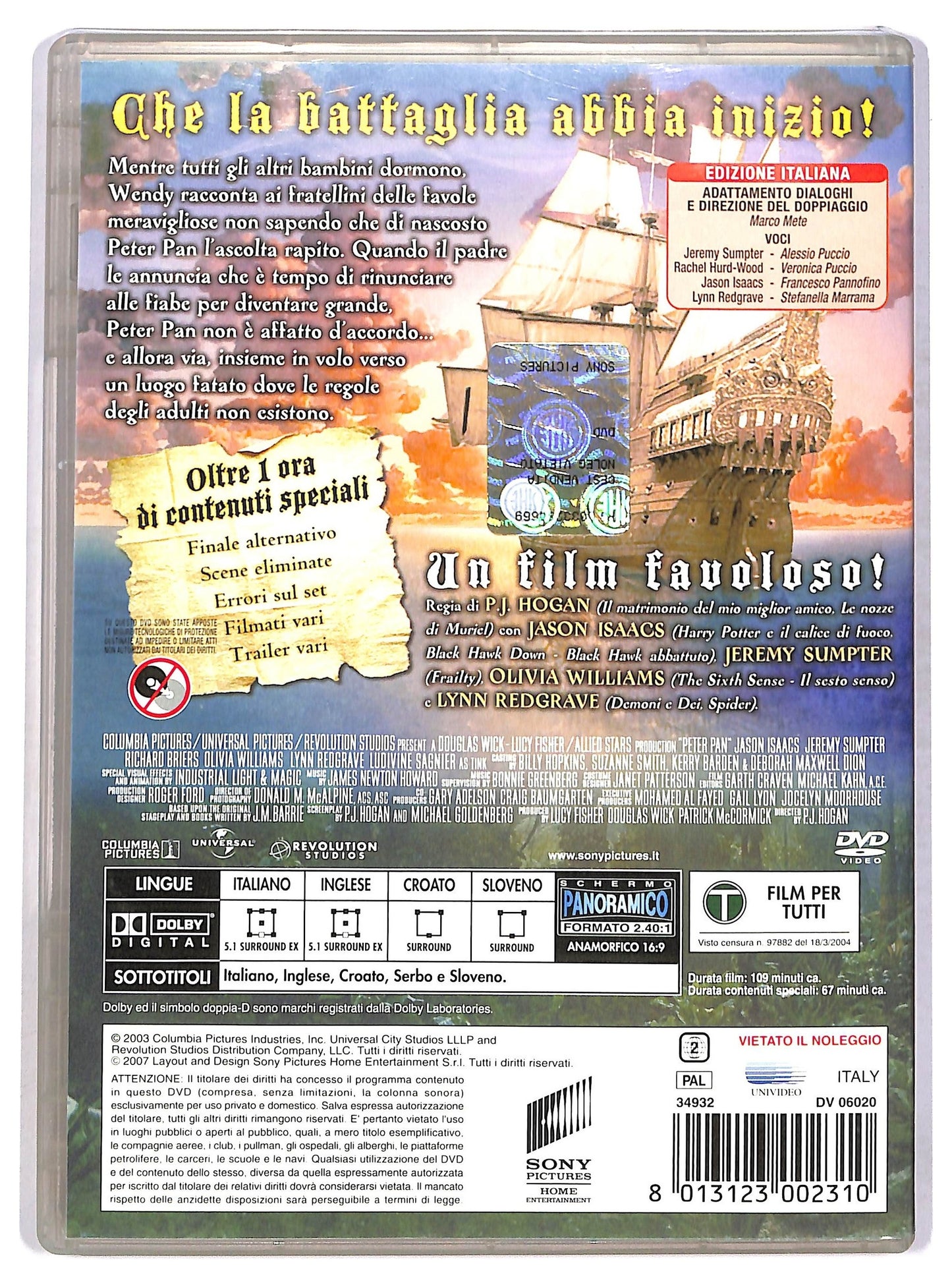 EBOND Peter Pan DVD D753258