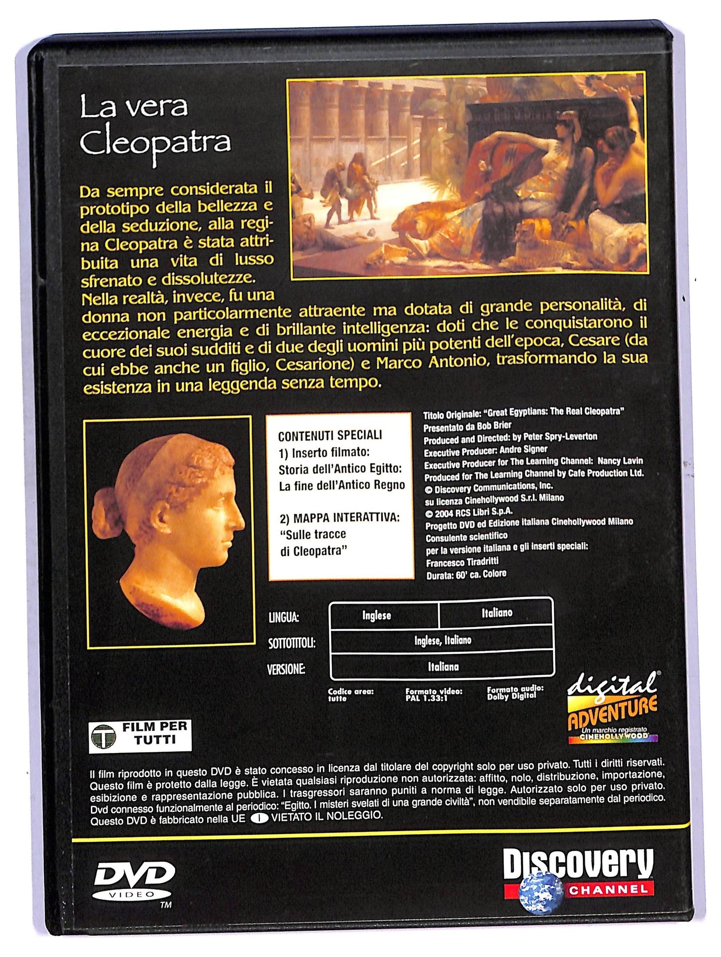 EBOND La vera cleopatra EDITORIALE DVD D753311
