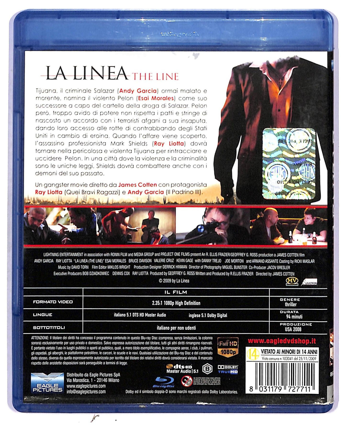 EBOND la linea - the line - ex noleggio BLURAY D753333