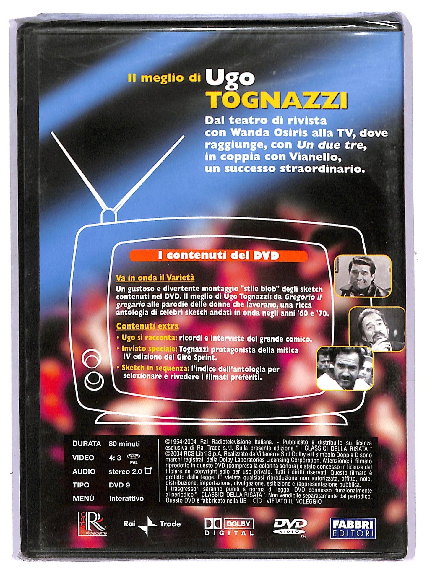EBOND I calassici della.. - Il meglio di Ugo Tognazzi EDITORIALE DVD D753363
