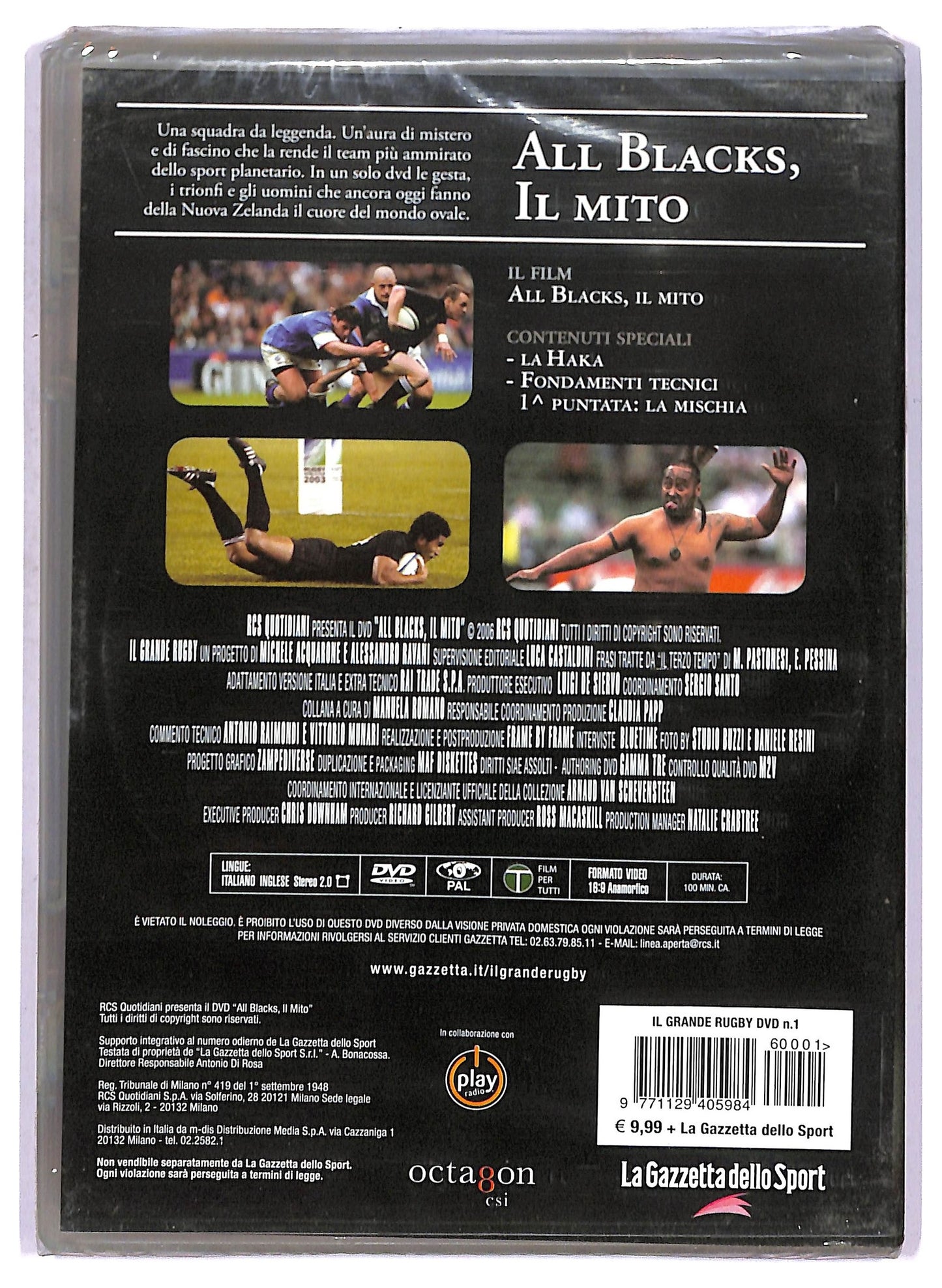 EBOND All blacks il mito EDITORIALE DVD D753365