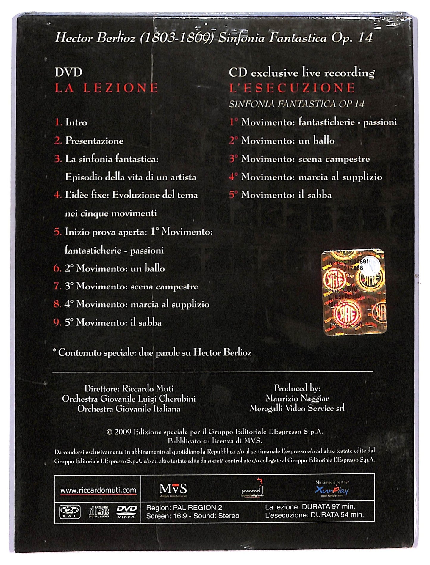 EBOND Muti Incontra Berlioz DVD Editoriale D753410