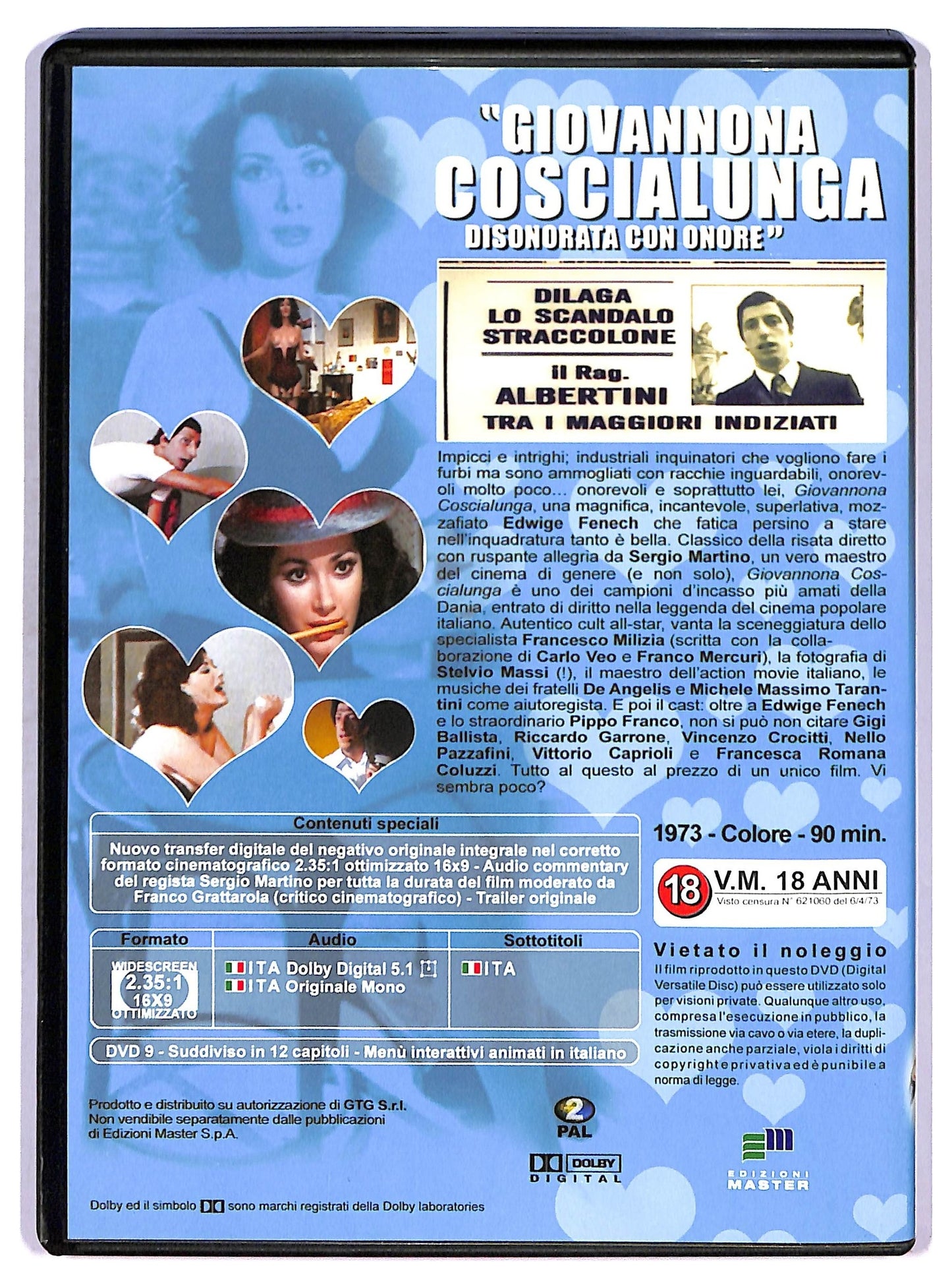EBOND Giovannona coscialunga disonorata con onore DVD EDITORIALE D753462
