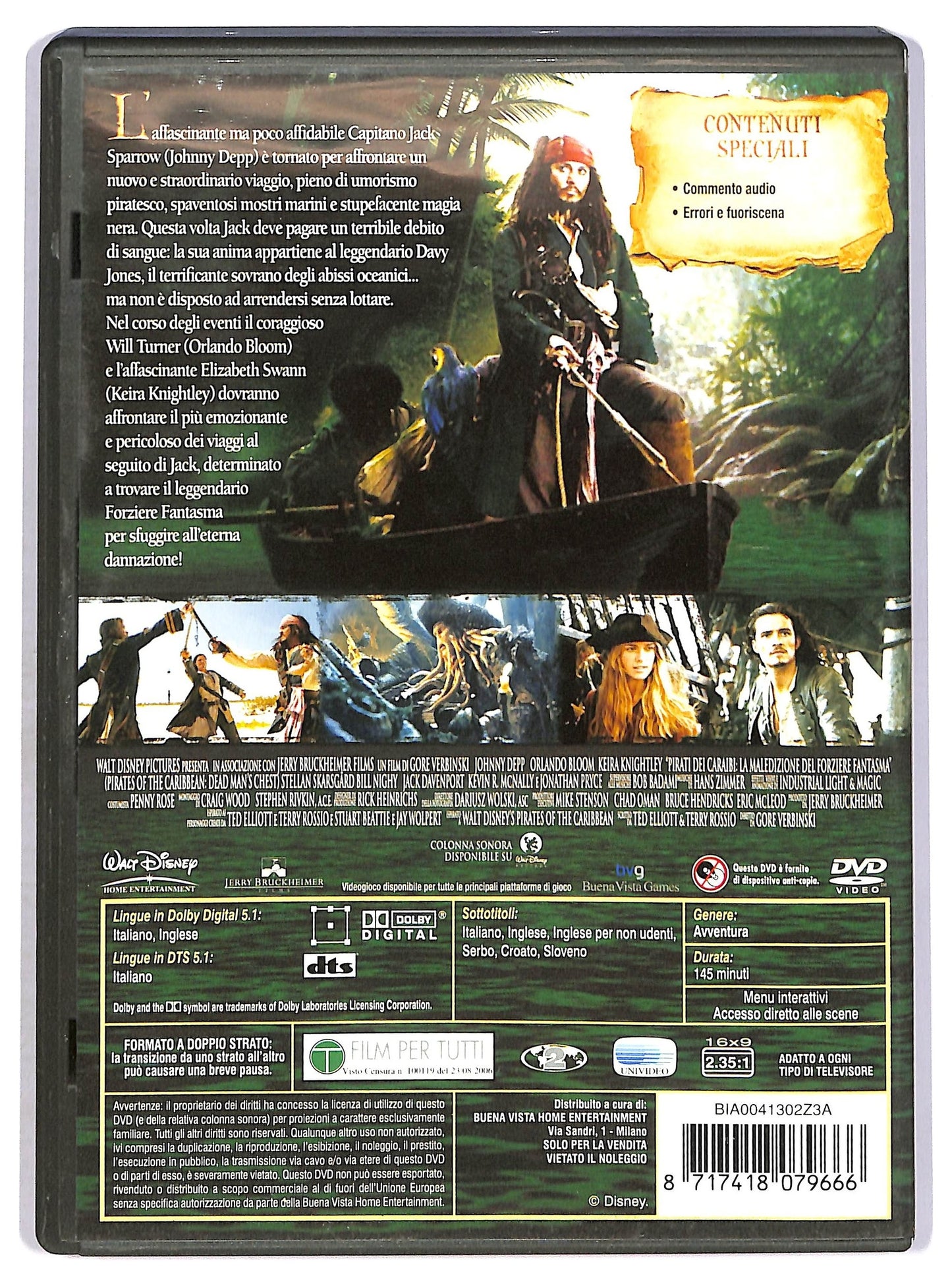 EBOND Pirati dei Caraibi - La maledizione del forziere DVD D753525