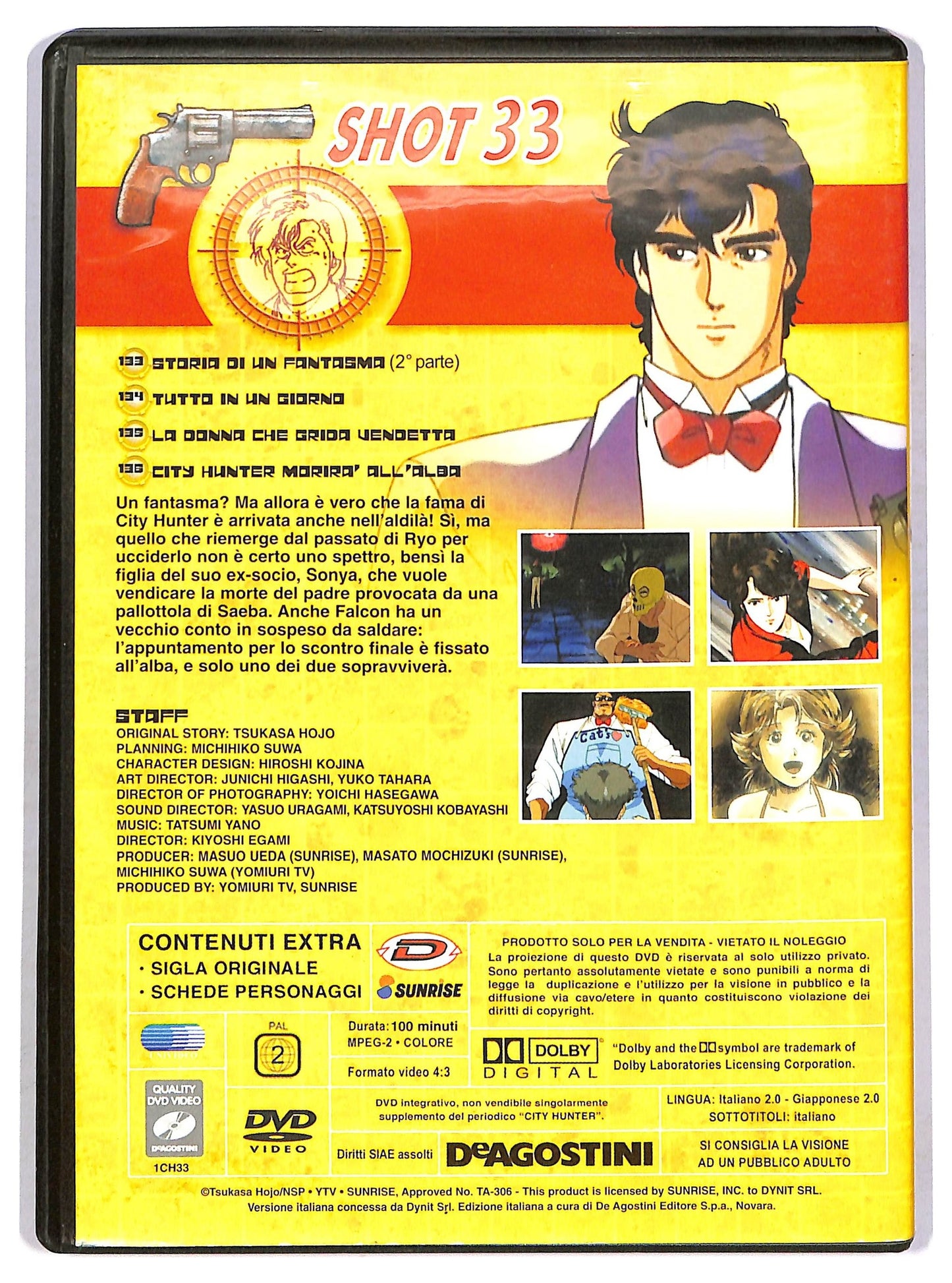 EBOND City Hunter 91 - Shot 33 Episodi 133 - 136 EDITORIALE DVD D753539