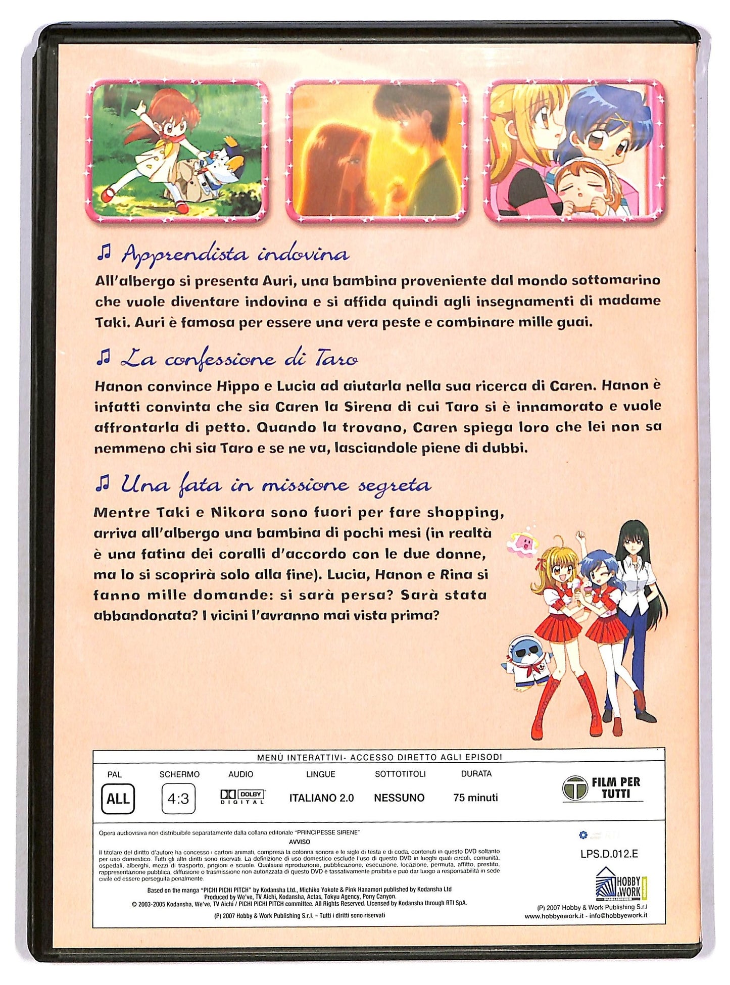 EBOND Principessa Sirena Mermaid Melody Vol. 12 EDITORIALE DVD D753637