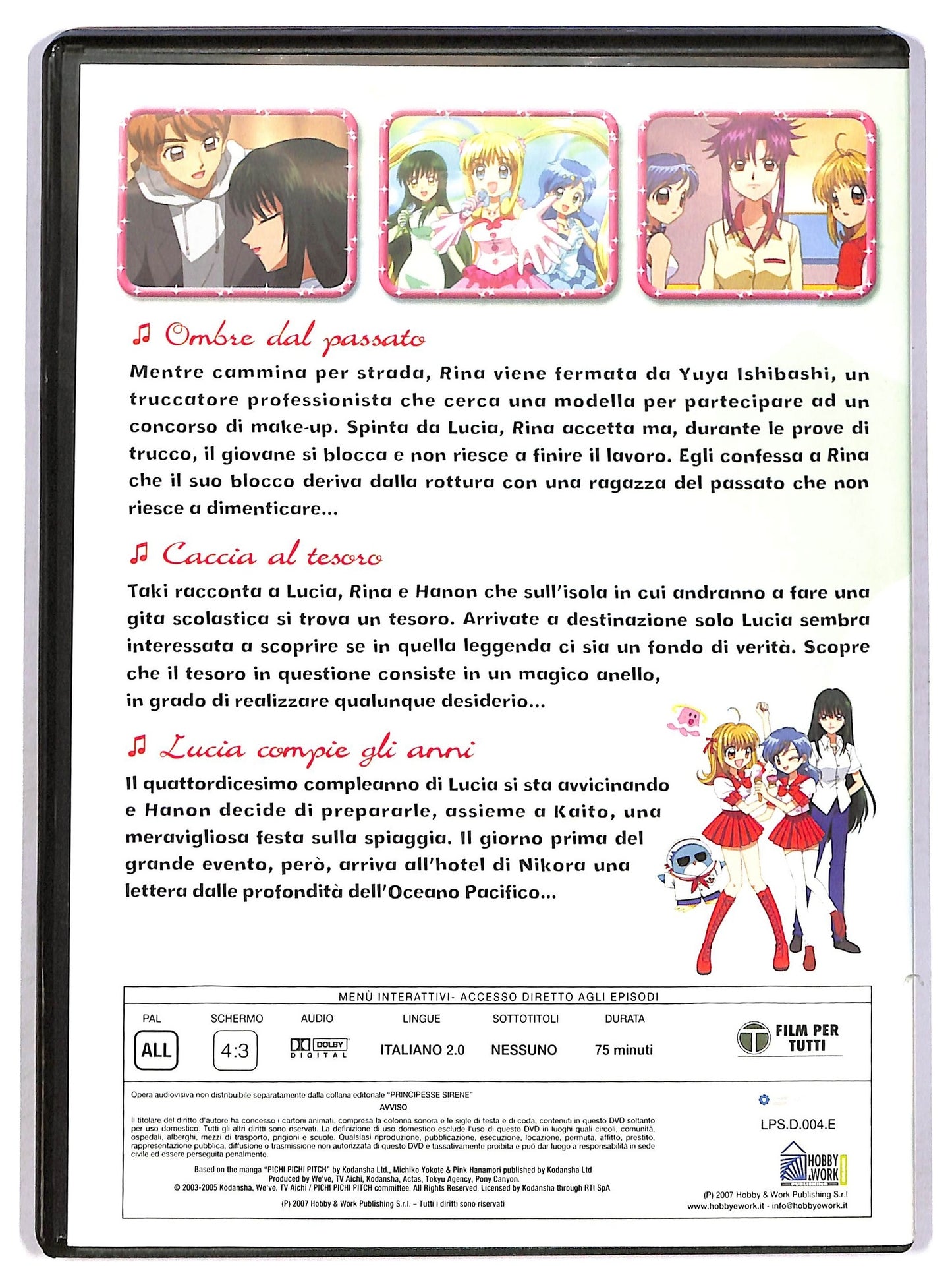 EBOND Principessa Sirena Mermaid Melody Vol. 4 EDITORIALE DVD D753639