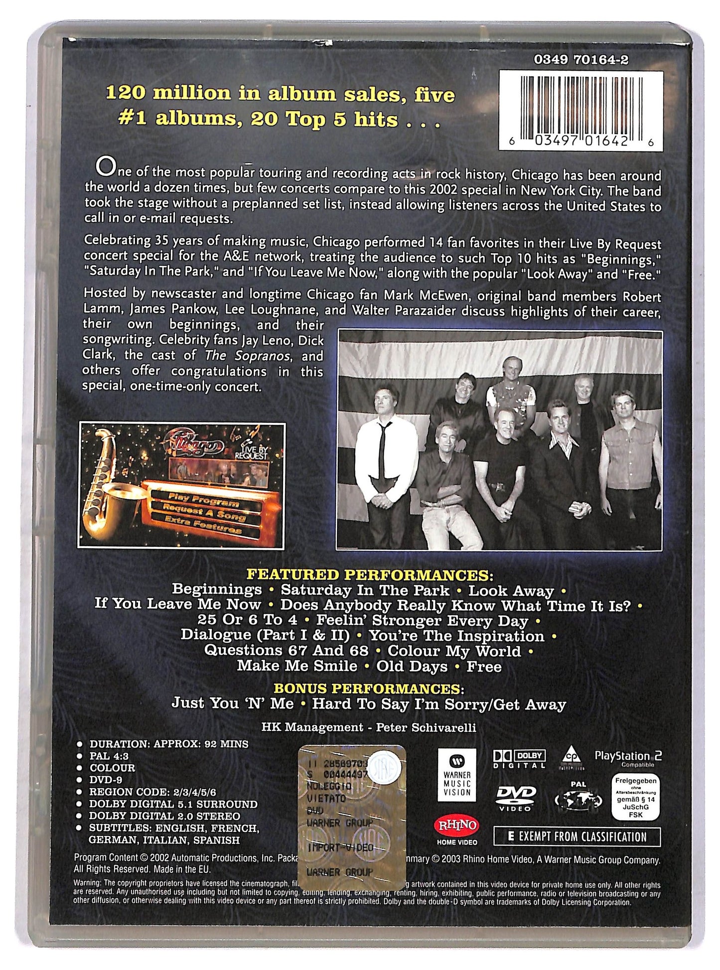 EBOND Chicago - Live By Request DVD D753653