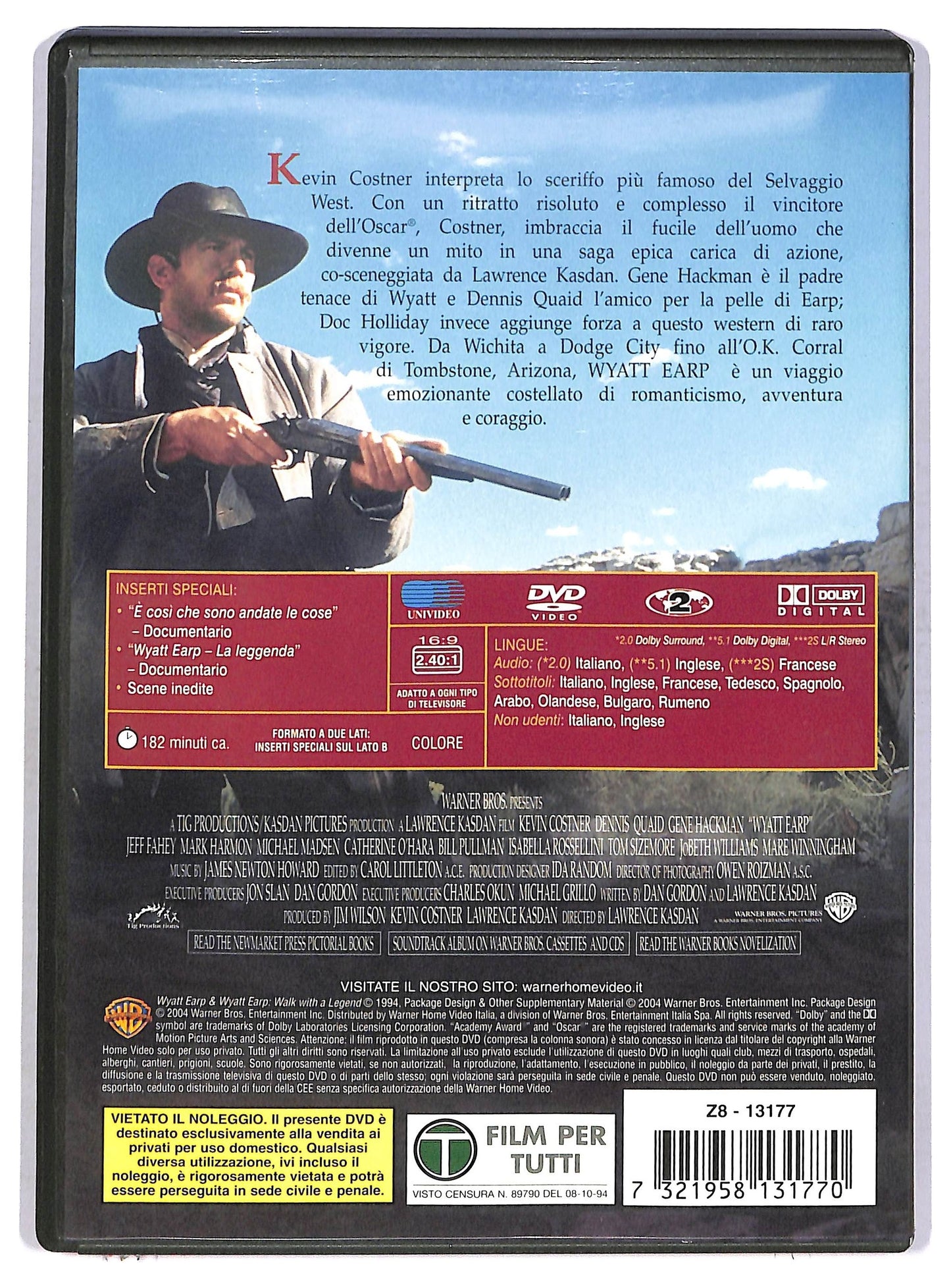 EBOND Wyatt Earp  DVD D753736