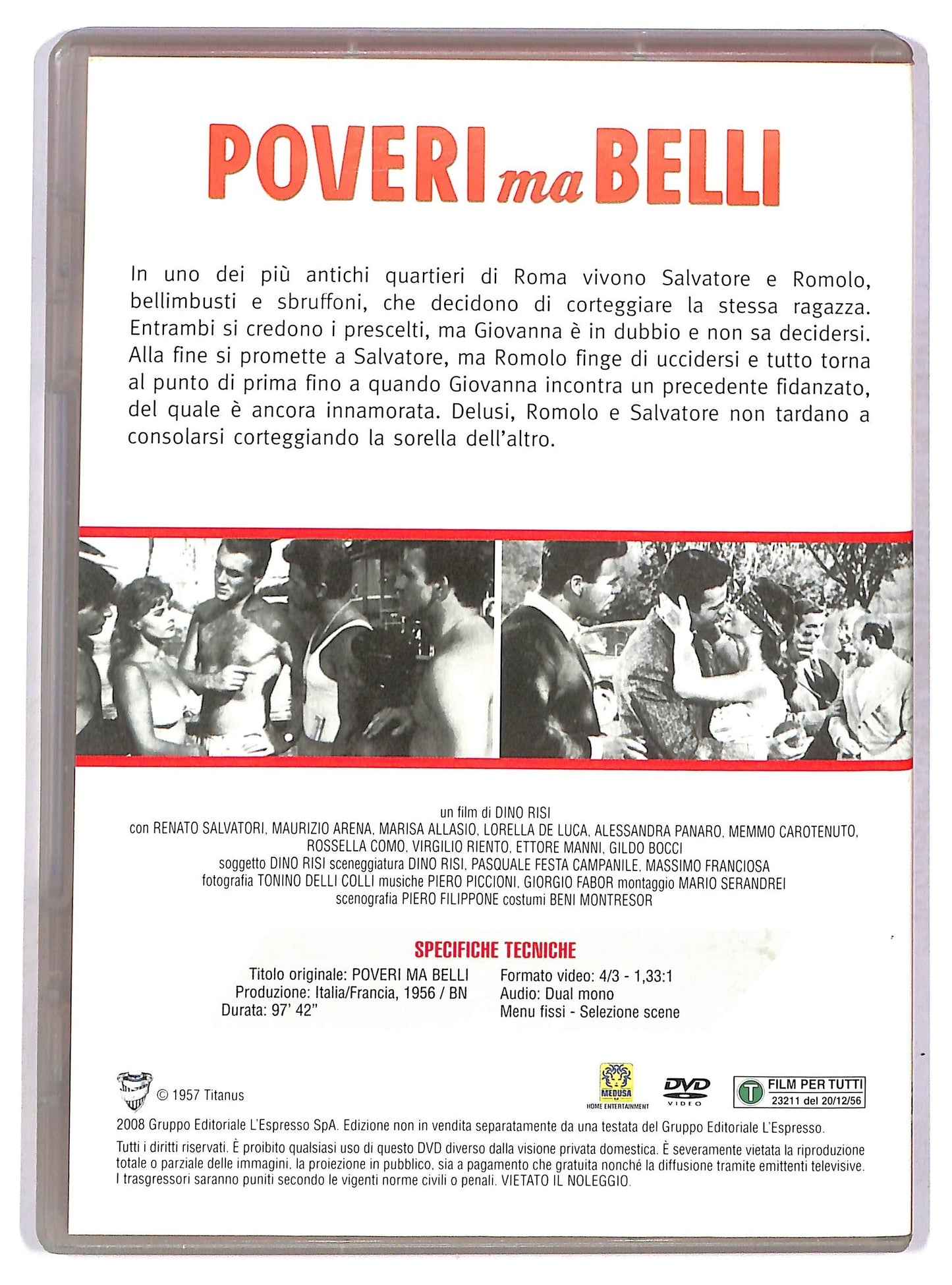 EBOND Poveri Ma Belli DVD Editoriale D753762