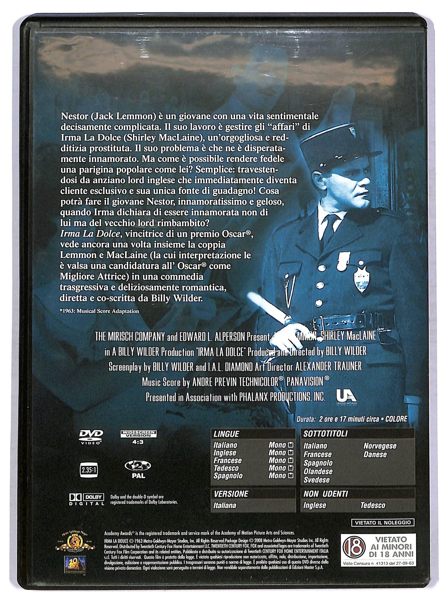 EBOND Irma la dolce EDITORIALE DVD D753812