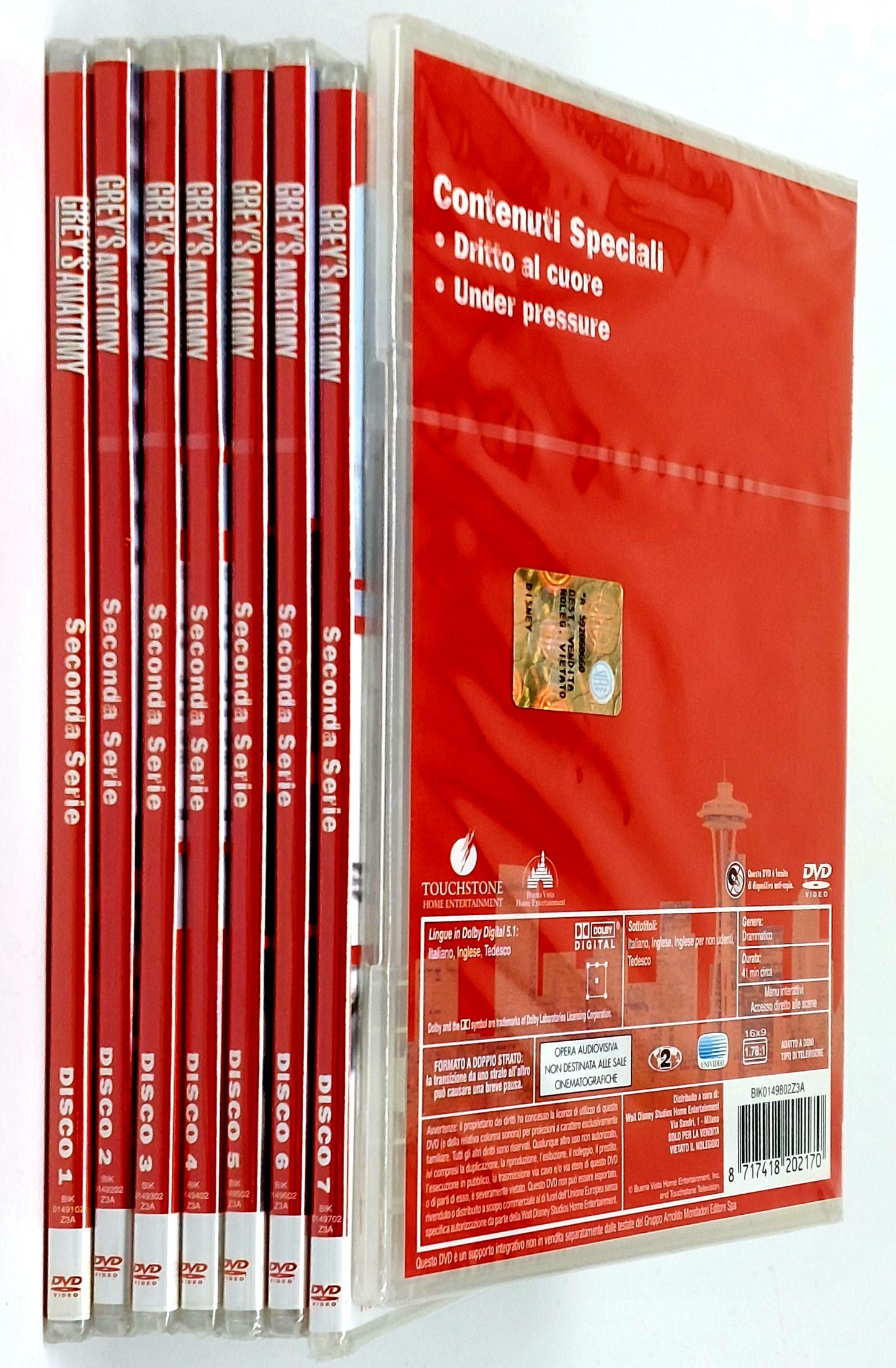 EBOND Grey's Anatomy Seconda Serie 8 dischi - Collezione EDITORIALE DVD D754104