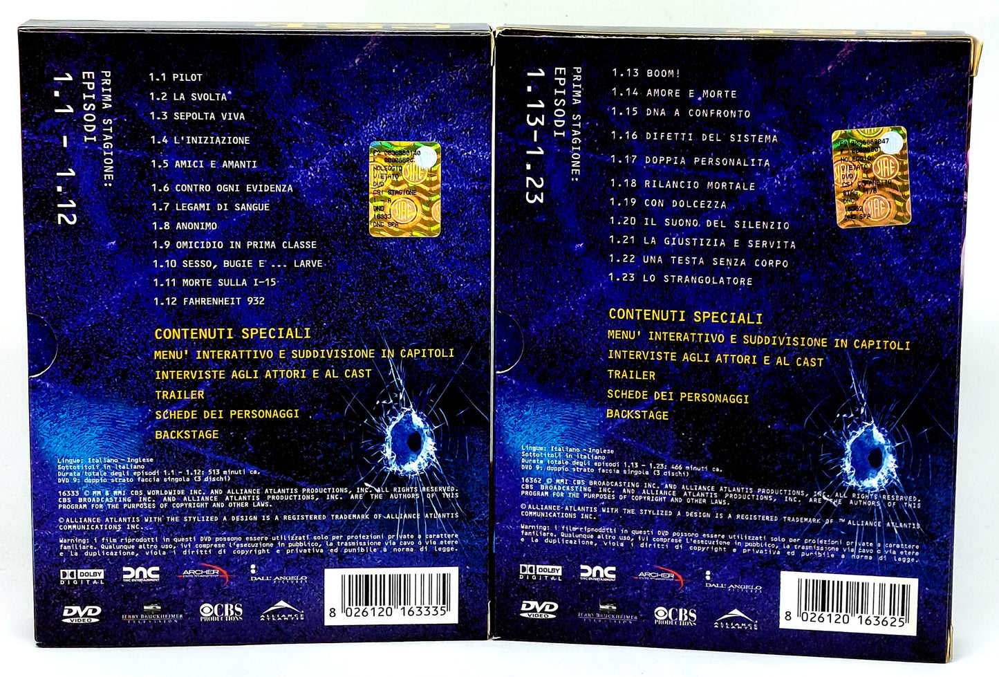 EBOND CSI Crime Scene Investigation Prima Stagione 6 dischi - Box DVD D754110
