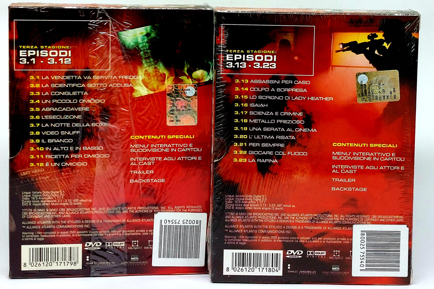 EBOND CSI Crime Scene Investigation terza stagione 6 dischi - Box DVD D754115