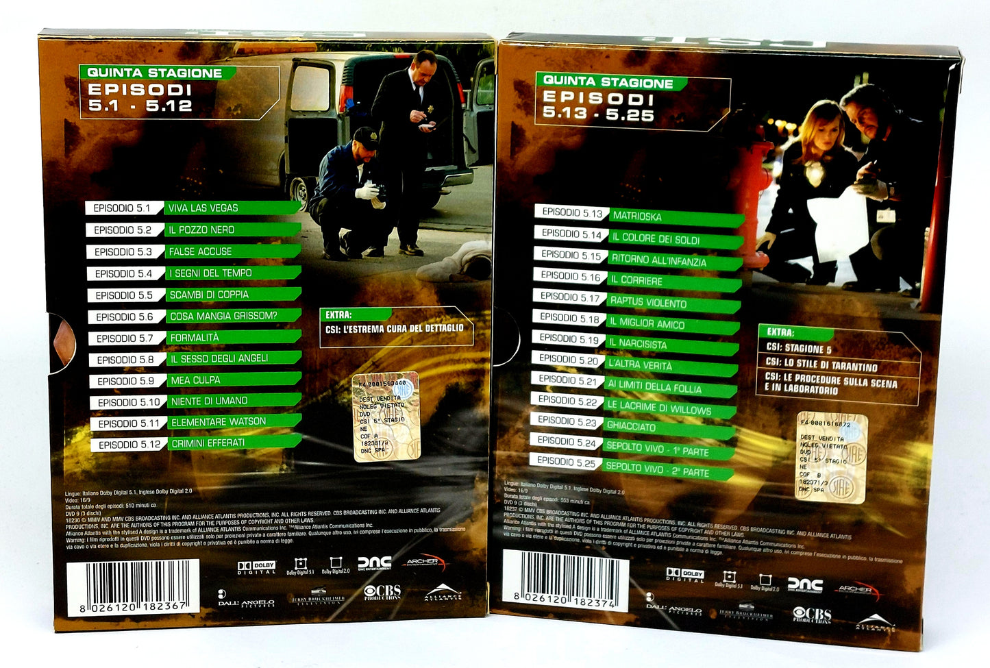 EBOND Csi Crime Scene Investigation Stagione 5 6 dischi - Box DVD D754207