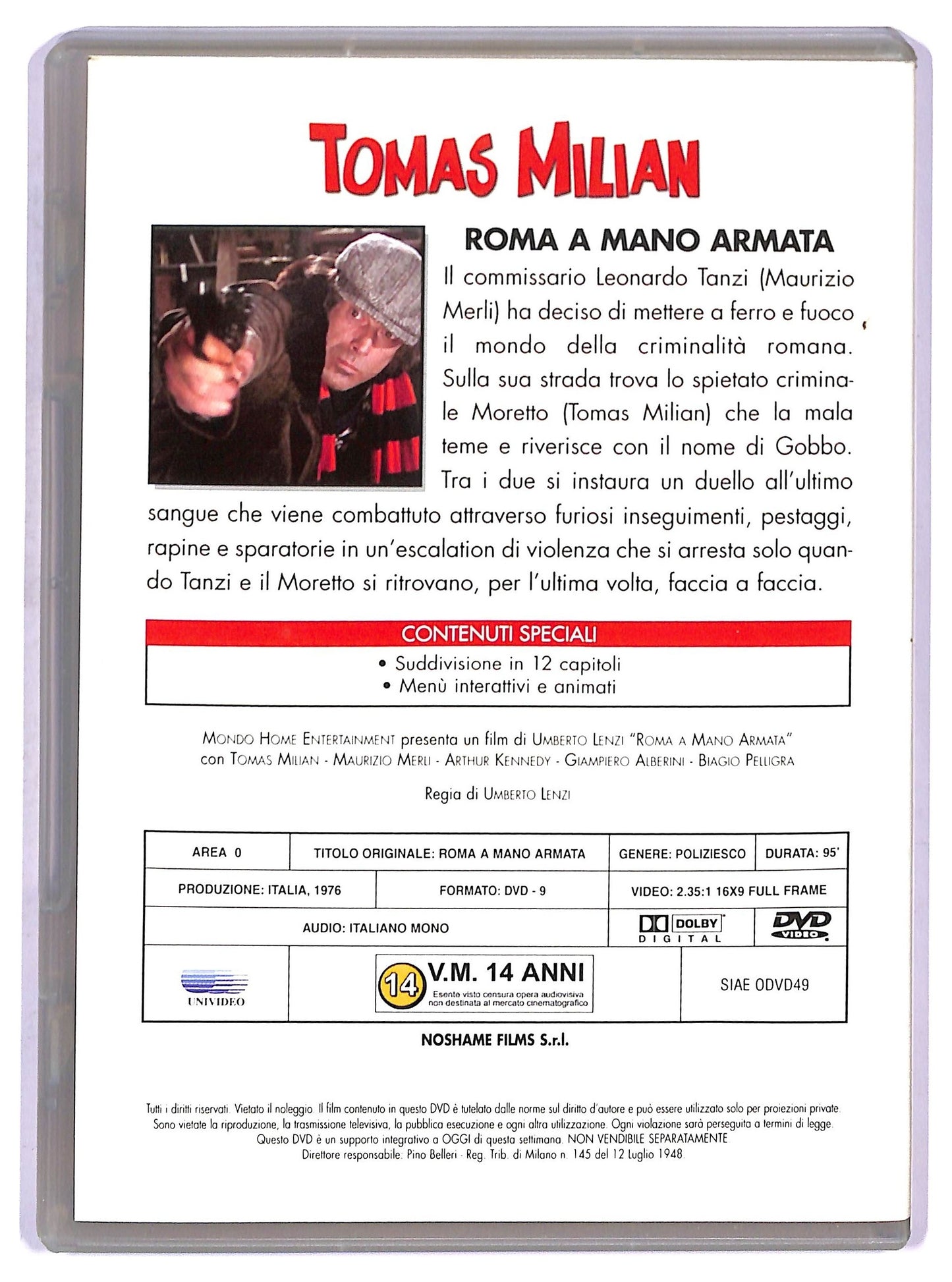 EBOND Roma A Mano Armata EDITORIALE DVD D754527