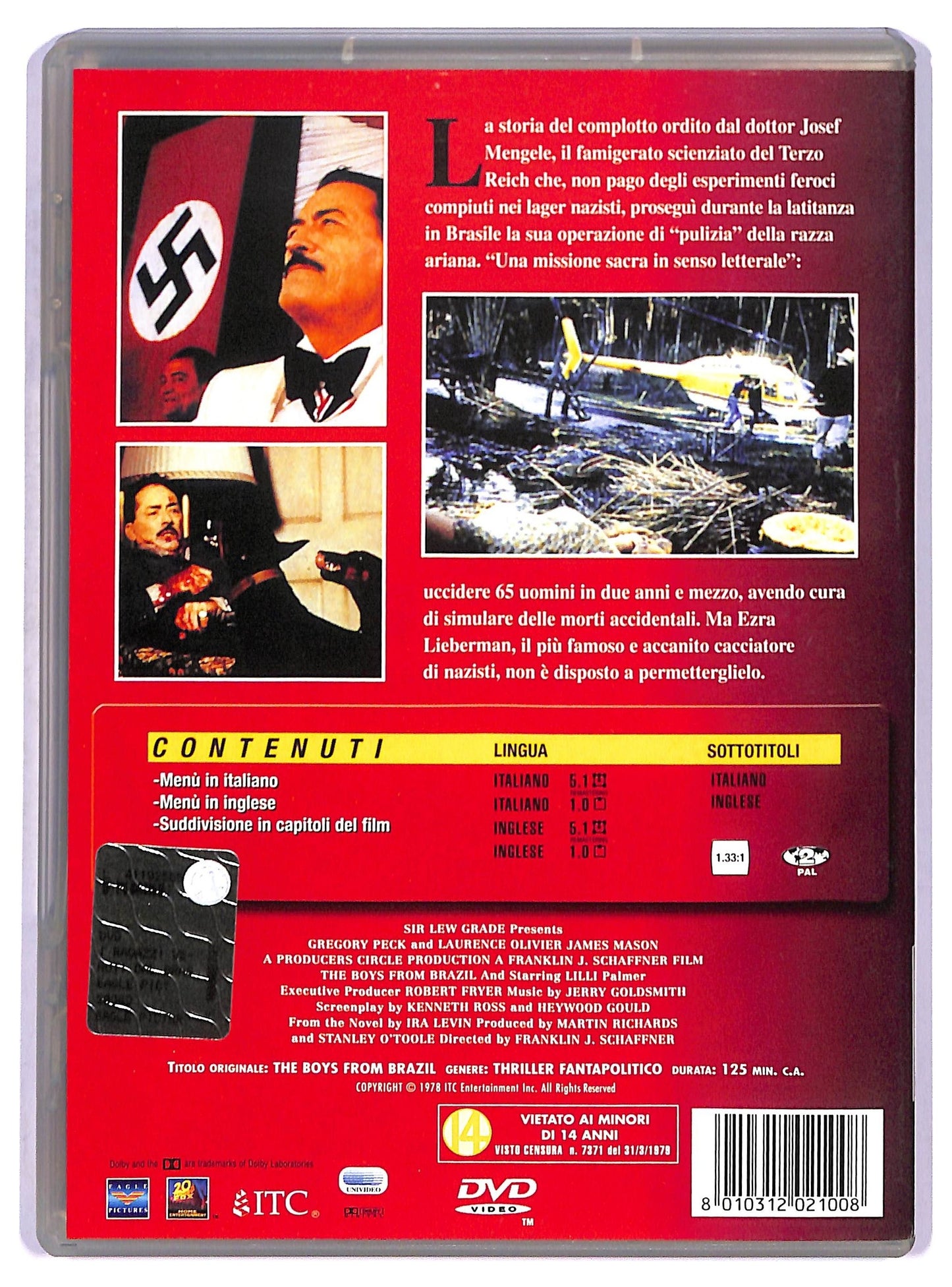 EBOND I ragazzi venuti dal Brasile DVD D754530