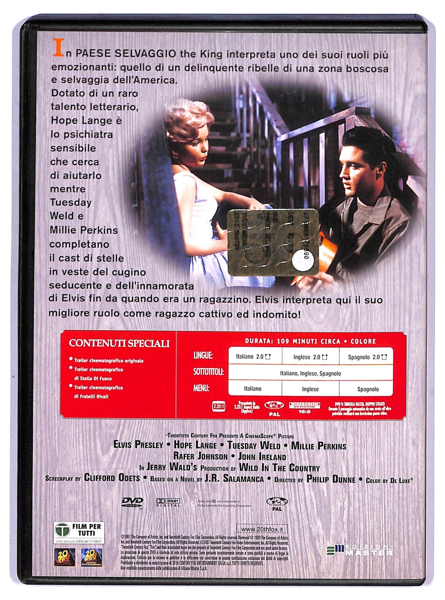 EBOND Paese Selvaggio DVD Editoriale Edizioni Master D754558